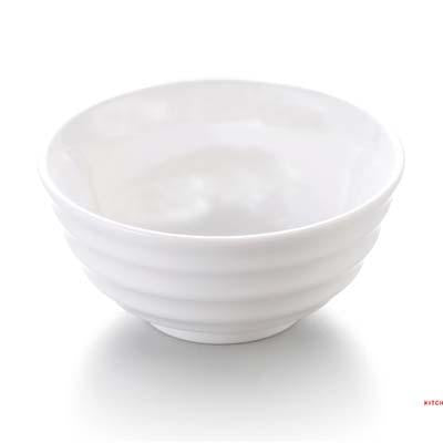 White Whorl Melamine Bowl (2044) - Chefcoca