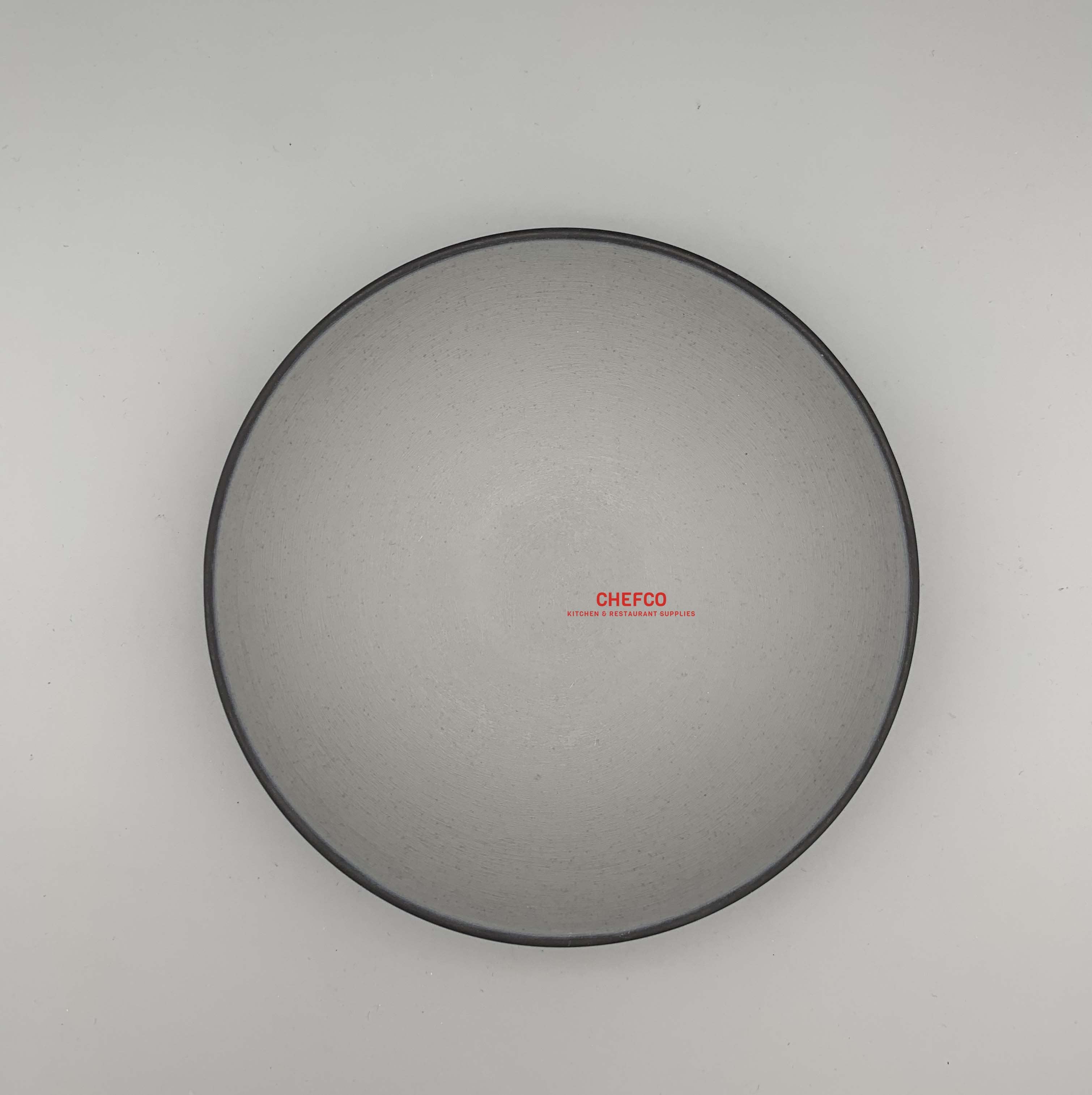 7”Two Toned Grey Melamine Bowl (25-113) - Chefcoca