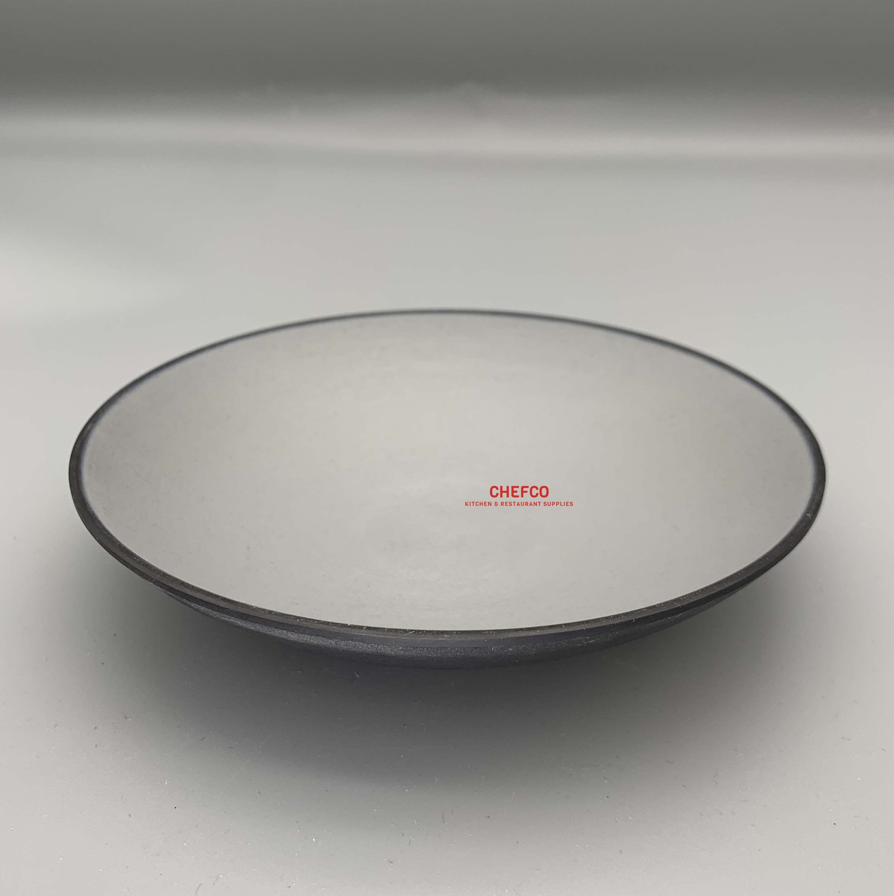 7”Two Toned Grey Melamine Bowl (25-113) - Chefcoca
