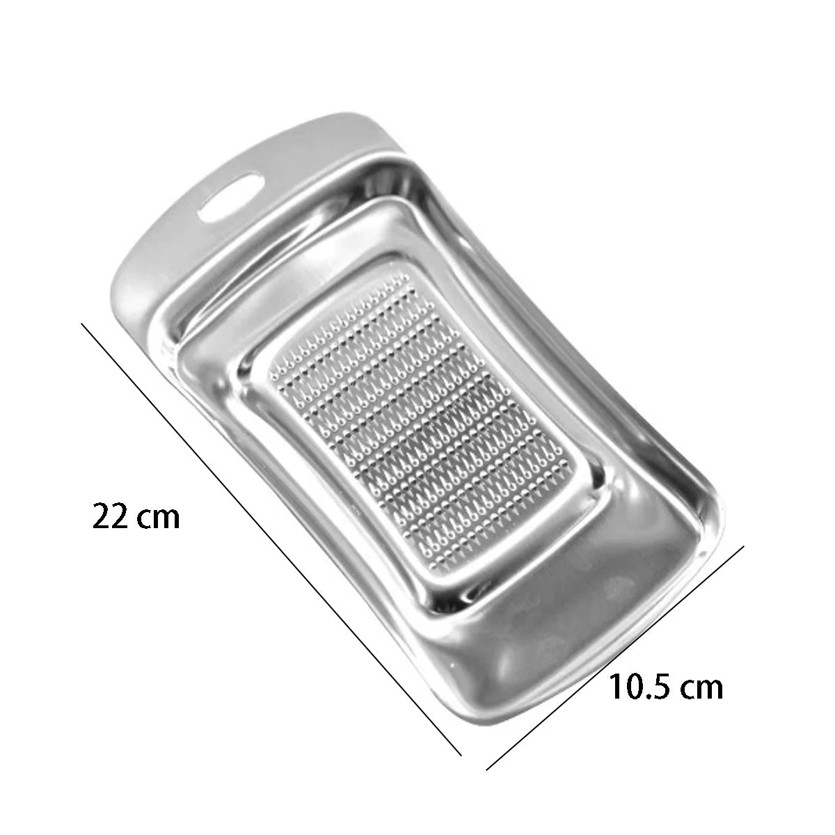 Large Stainless Steel Ginger Grater with Handle - Chefcoca