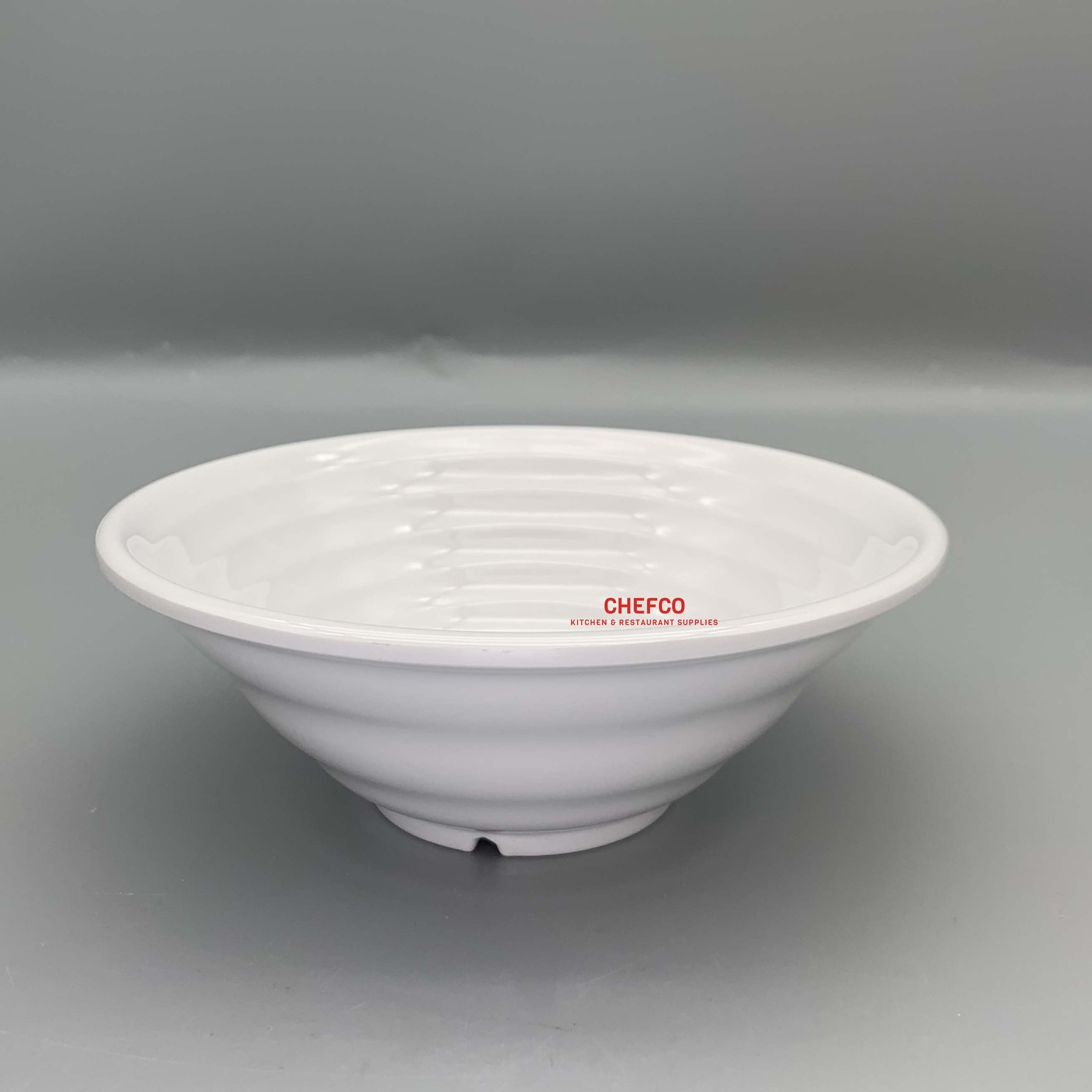 White Melamine Waves Bowl (3077) - Chefcoca