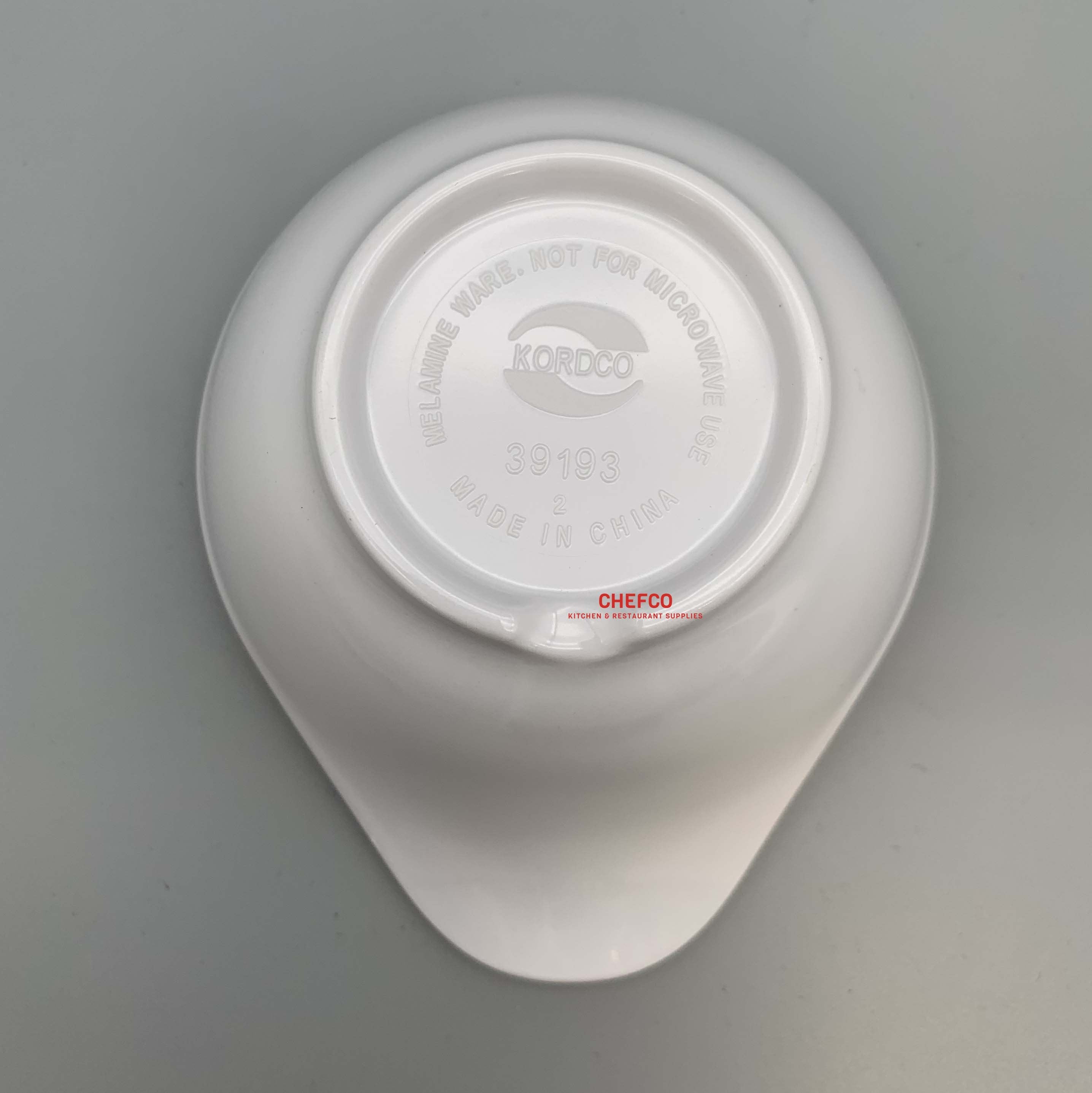 Melamine Sauce Dish with Pouring Spout (4" x 1.75") - Chefcoca