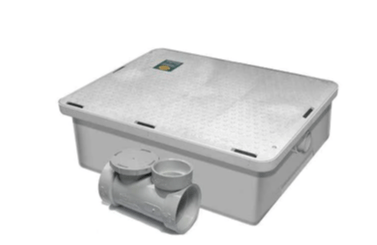 Canplas Endura 3925A02LO 25 GPM Grease Interceptor (50 lb. Capacity, 2" Connection) - Chefcoca