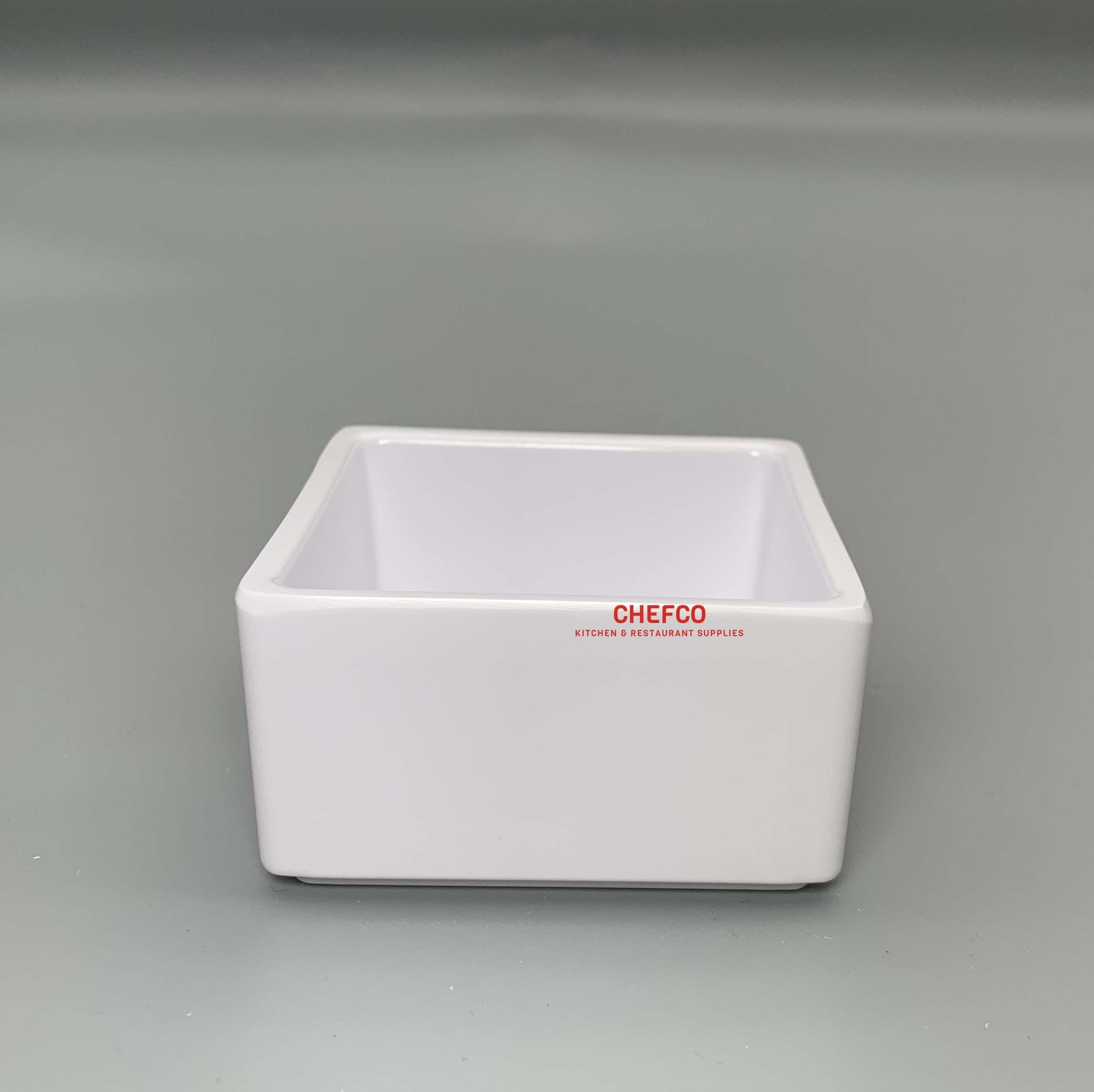 Square Melamine Sauce/Condiment Dish (3" x 1.5") - Chefcoca