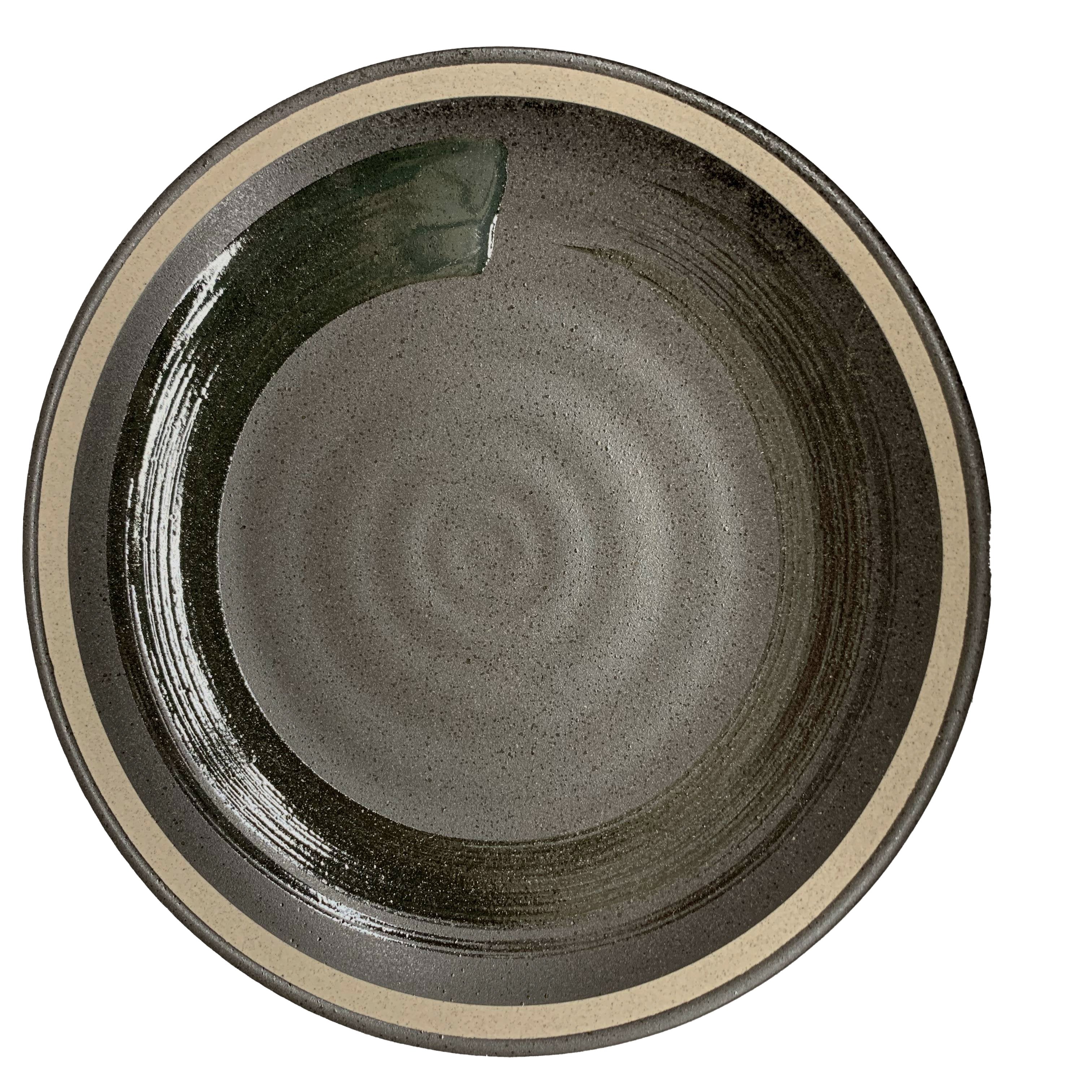 Cassia Green Ribbon Dinner Plate (40406) - Chefcoca