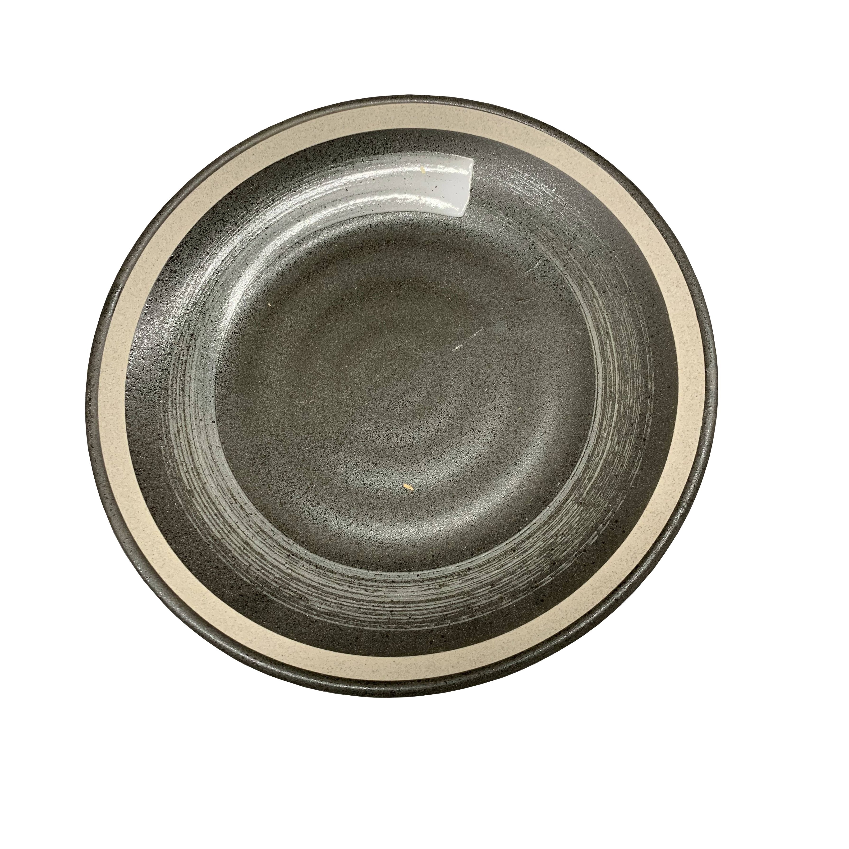 Cassia White Ribbon Dinner Plate (40408) - Chefcoca