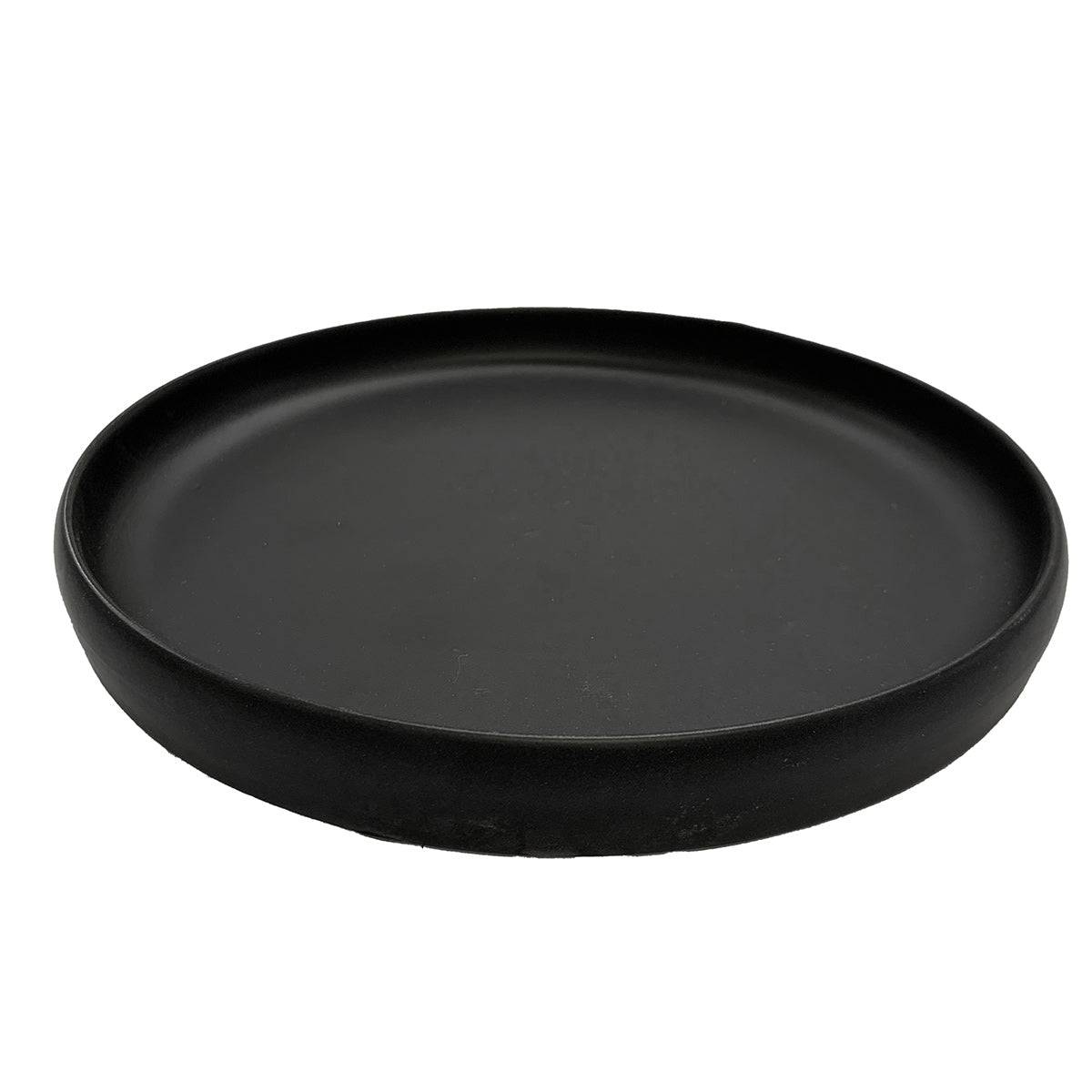 Black Drum Shape Plate (43002-85/105) - Chefcoca