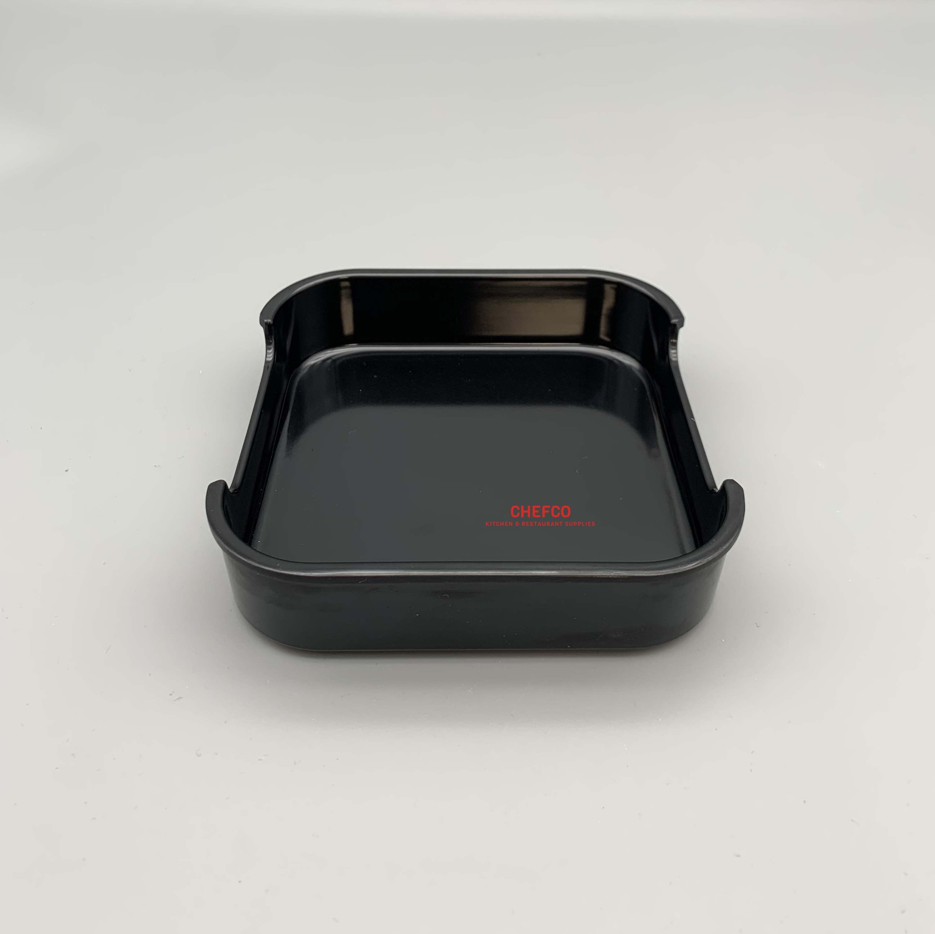 Black Melamine BBQ Meat Dish (473-5.5) - Chefcoca