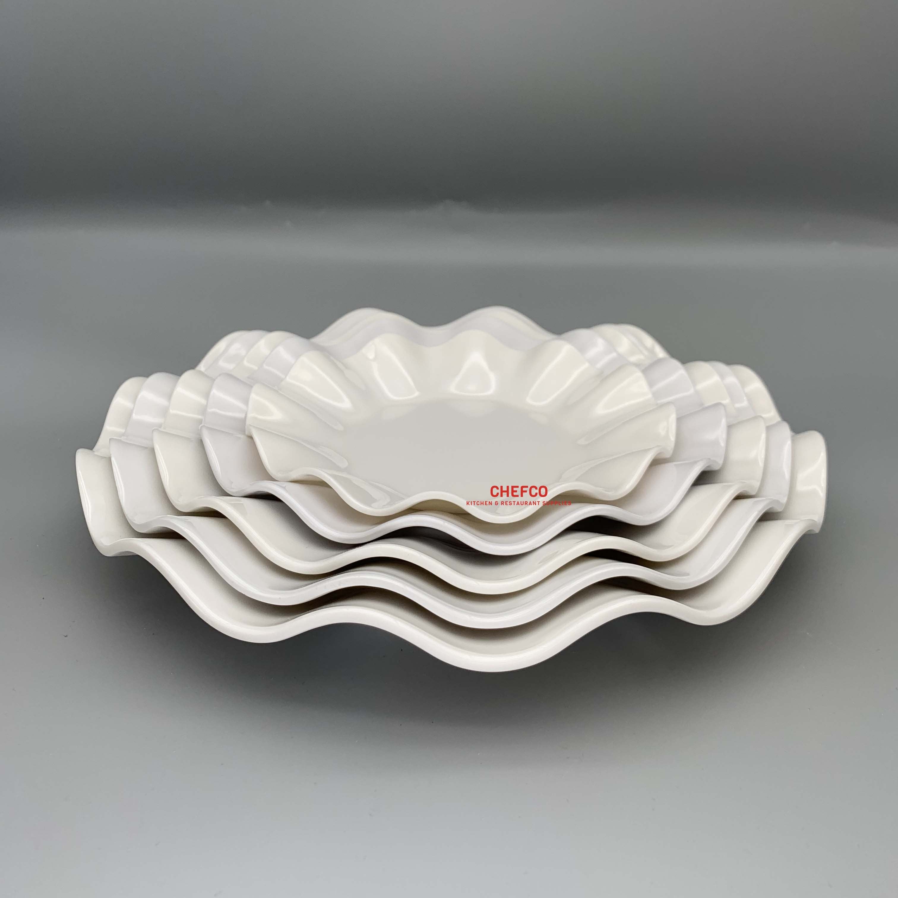 Melamine Wave Rim Plate (6501-6505) - Chefcoca