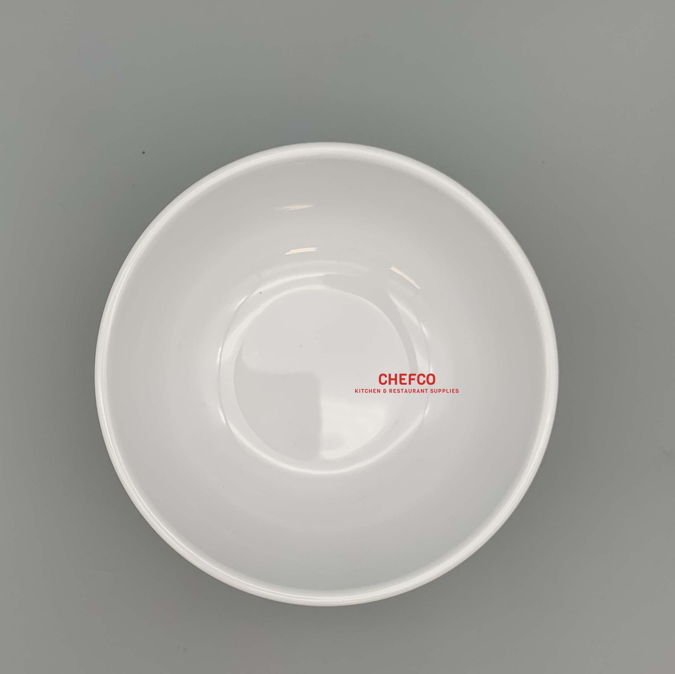 White Melamine Lines Bowl (666) - Chefcoca