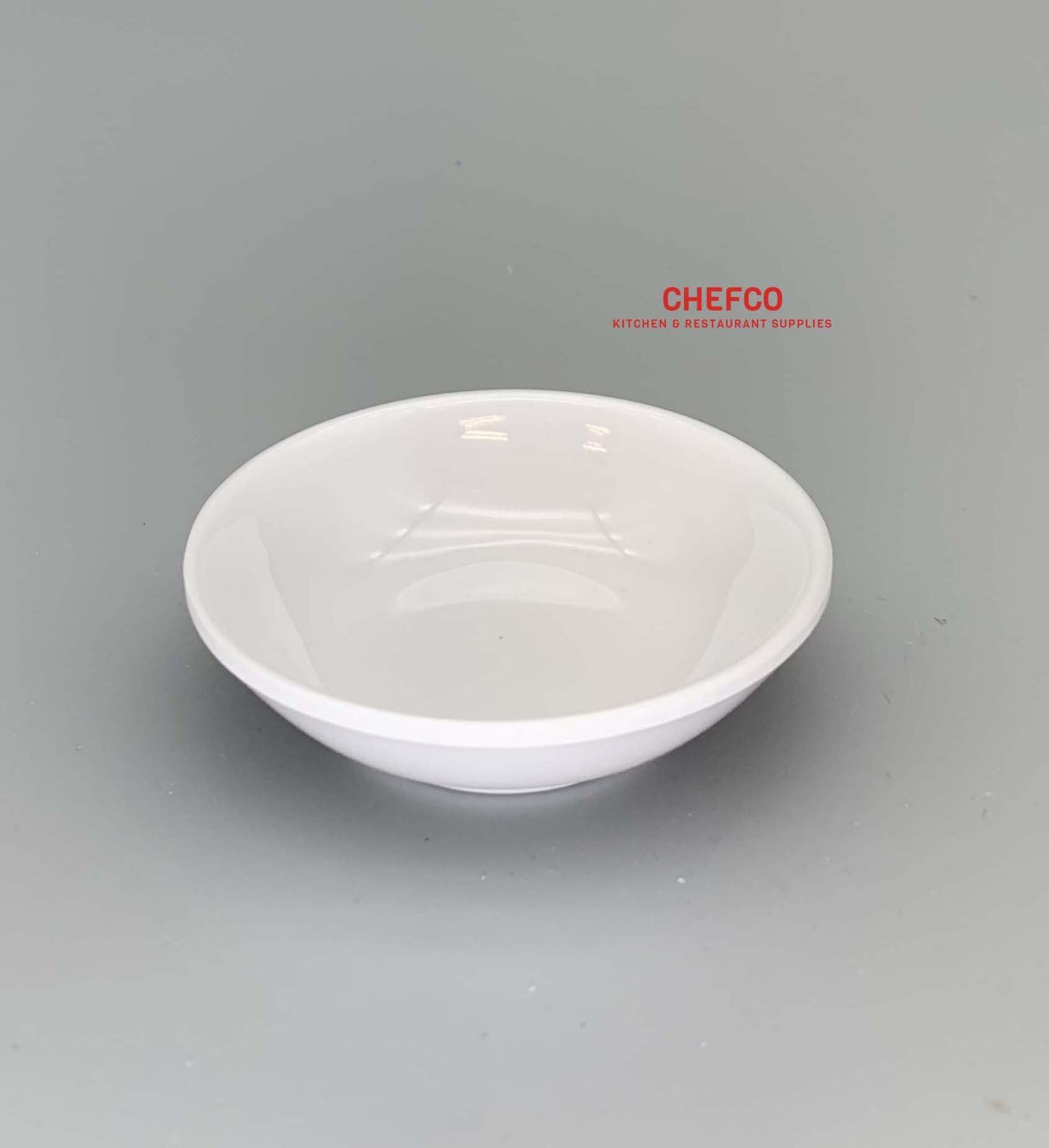 Round Melamine Glossy Sauce Dish (2.75" Dia.) - Chefcoca