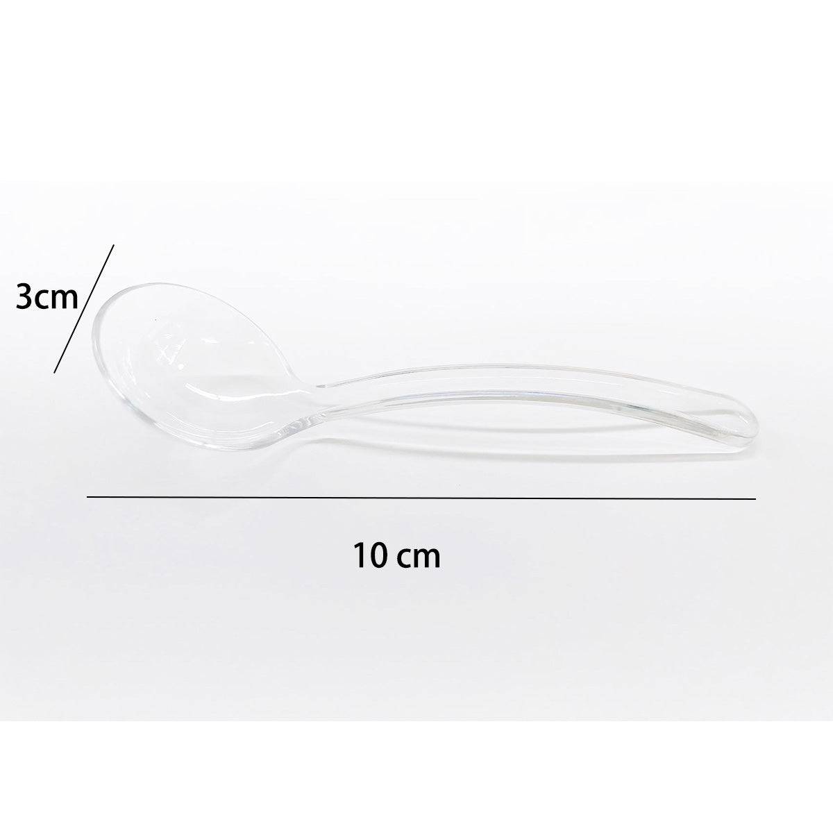 Clear PC small spoon, 1 PC - Chefcoca