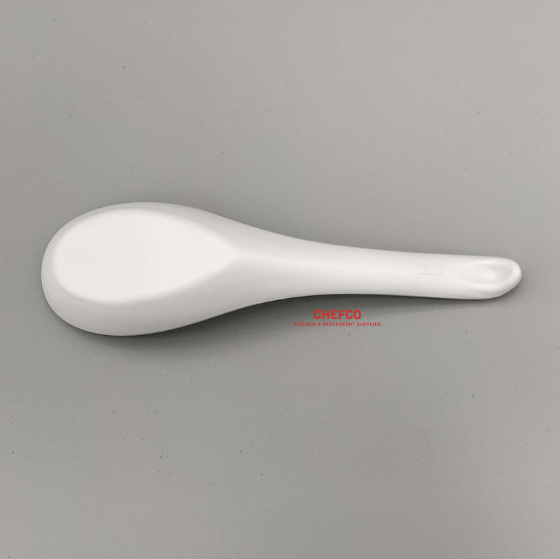 Melamine White Soup Spoon (8206/09027W)
