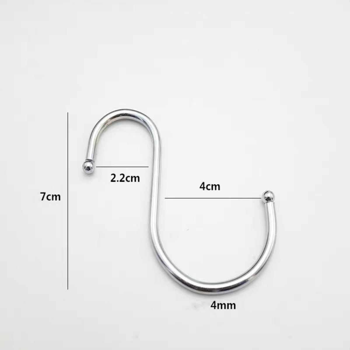 Stainless Steel "S" Shape Hook, 5pcs/bag - Chefcoca