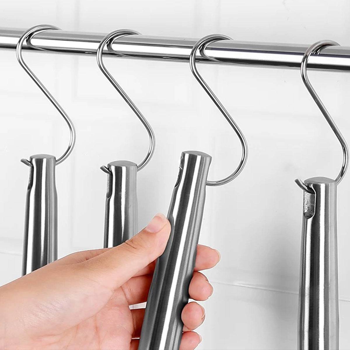 Stainless Steel "S" Shape Hook, 5pcs/bag - Chefcoca
