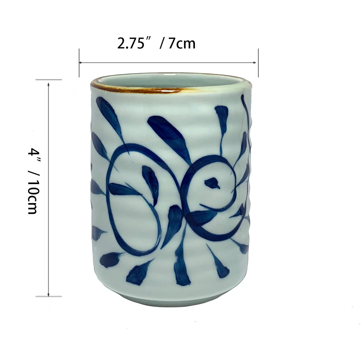 Heritage Vines Spiral Teacup (A64-3) - Chefcoca