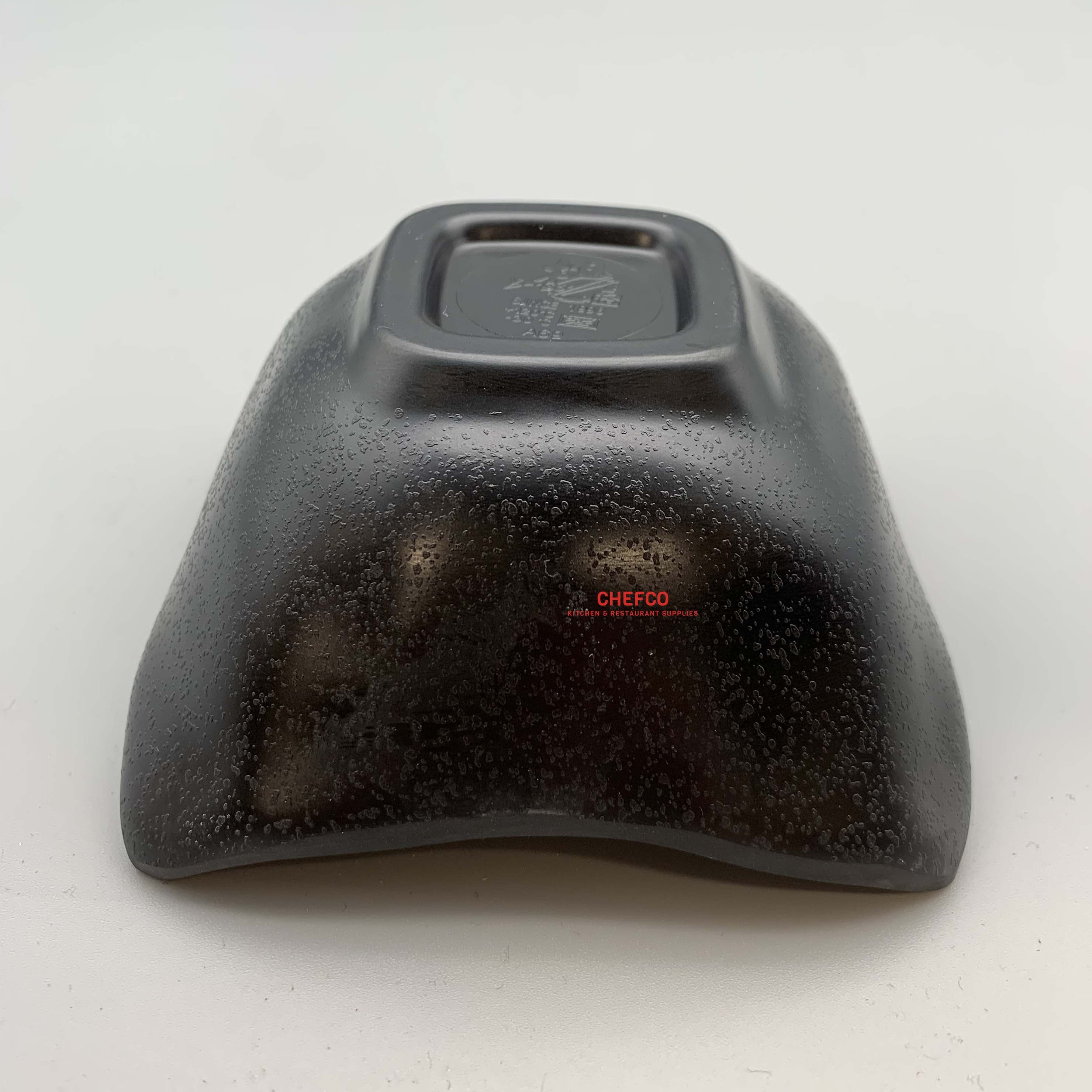 Black Melamine Square Sauce Dish (A69) - Chefcoca