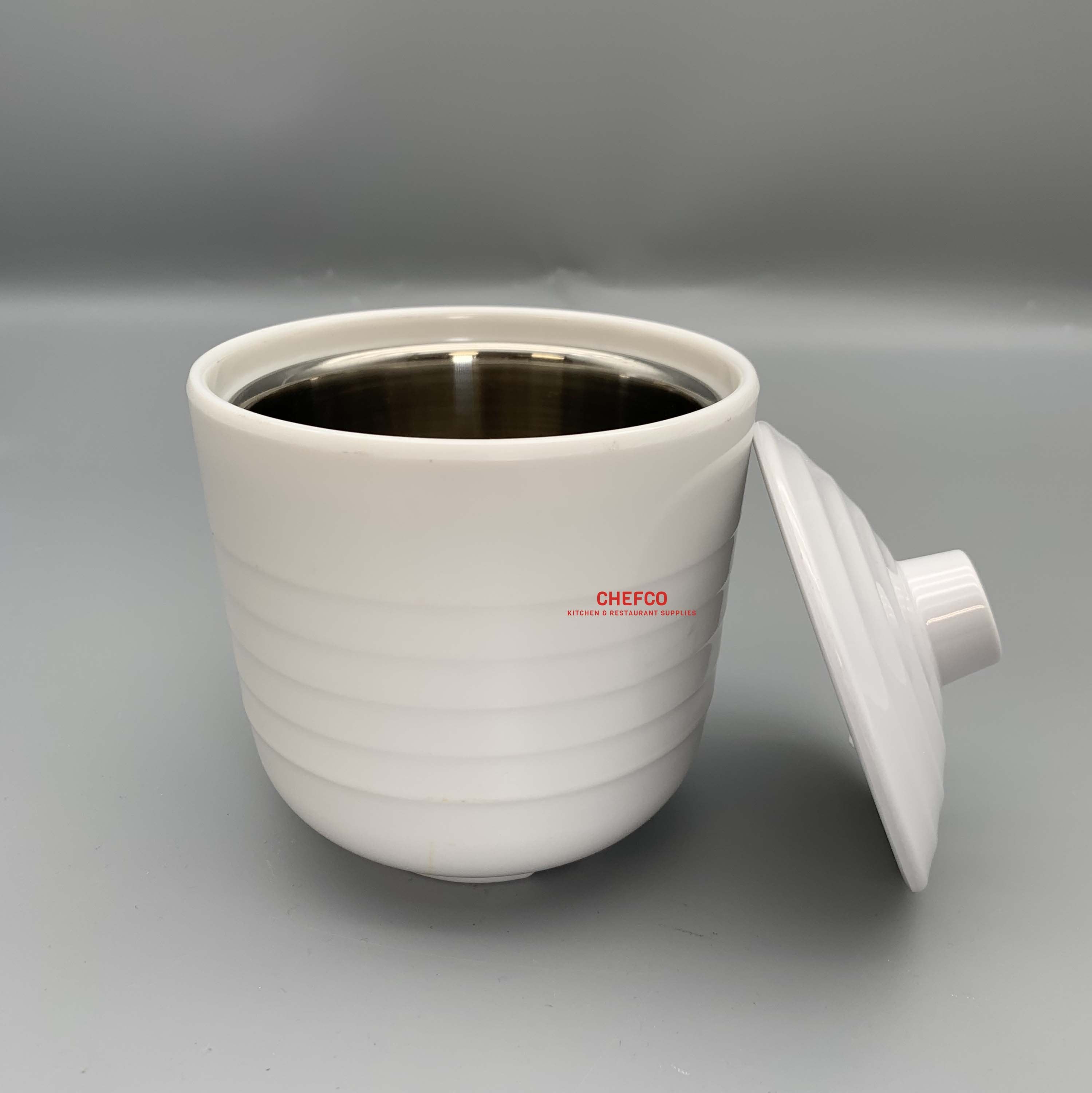 Melamine and Steel Insulated Soup Bowl Set with Lid (A74) - Chefcoca