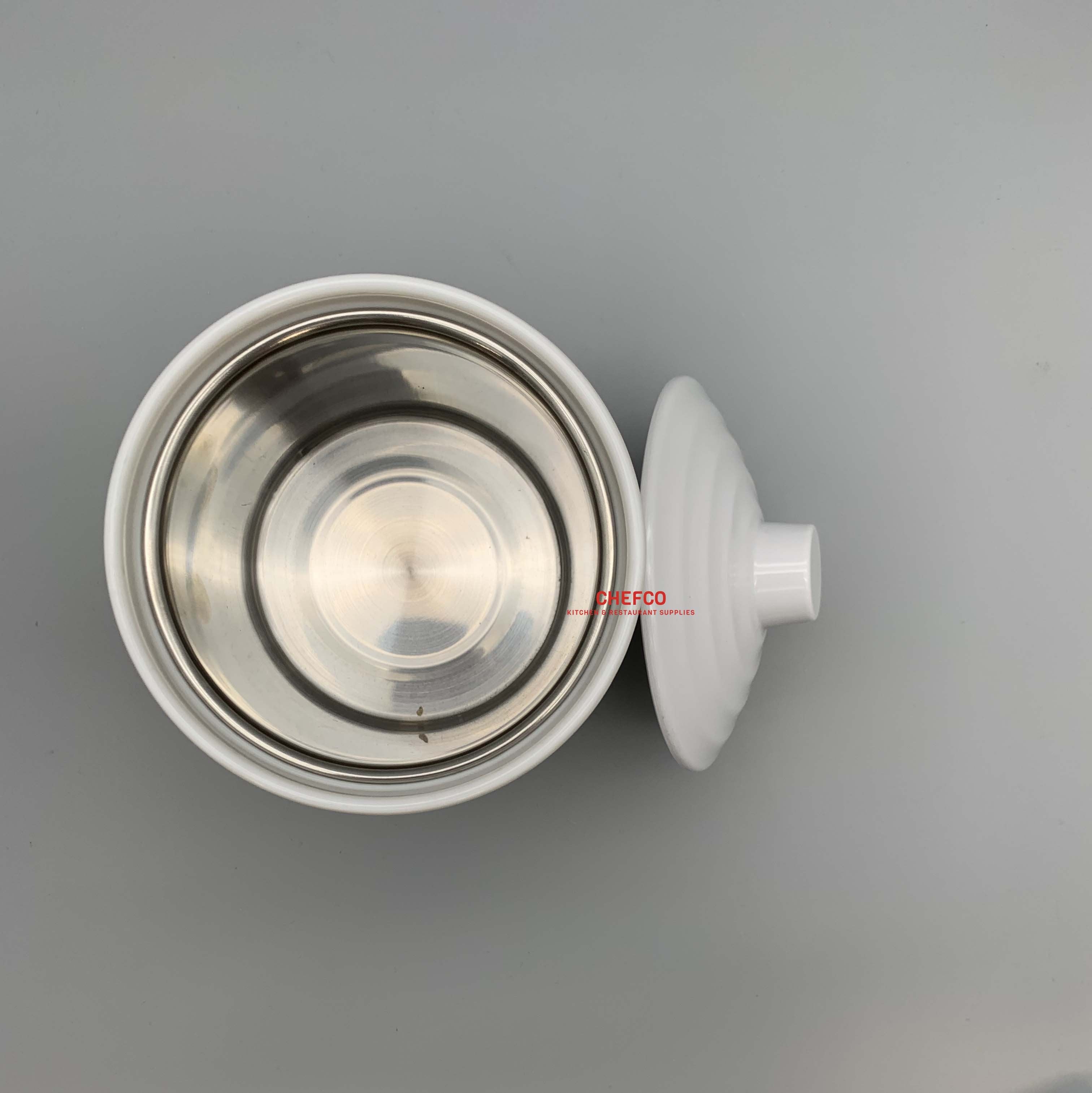 Melamine and Steel Insulated Soup Bowl Set with Lid (A74) - Chefcoca