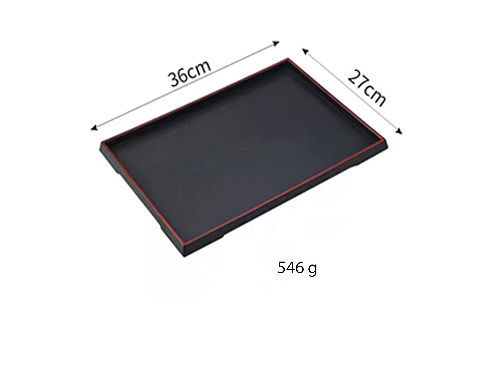 Non-Slip Multi-Purpose Plastic Fast Food Serving Trays - Chefcoca