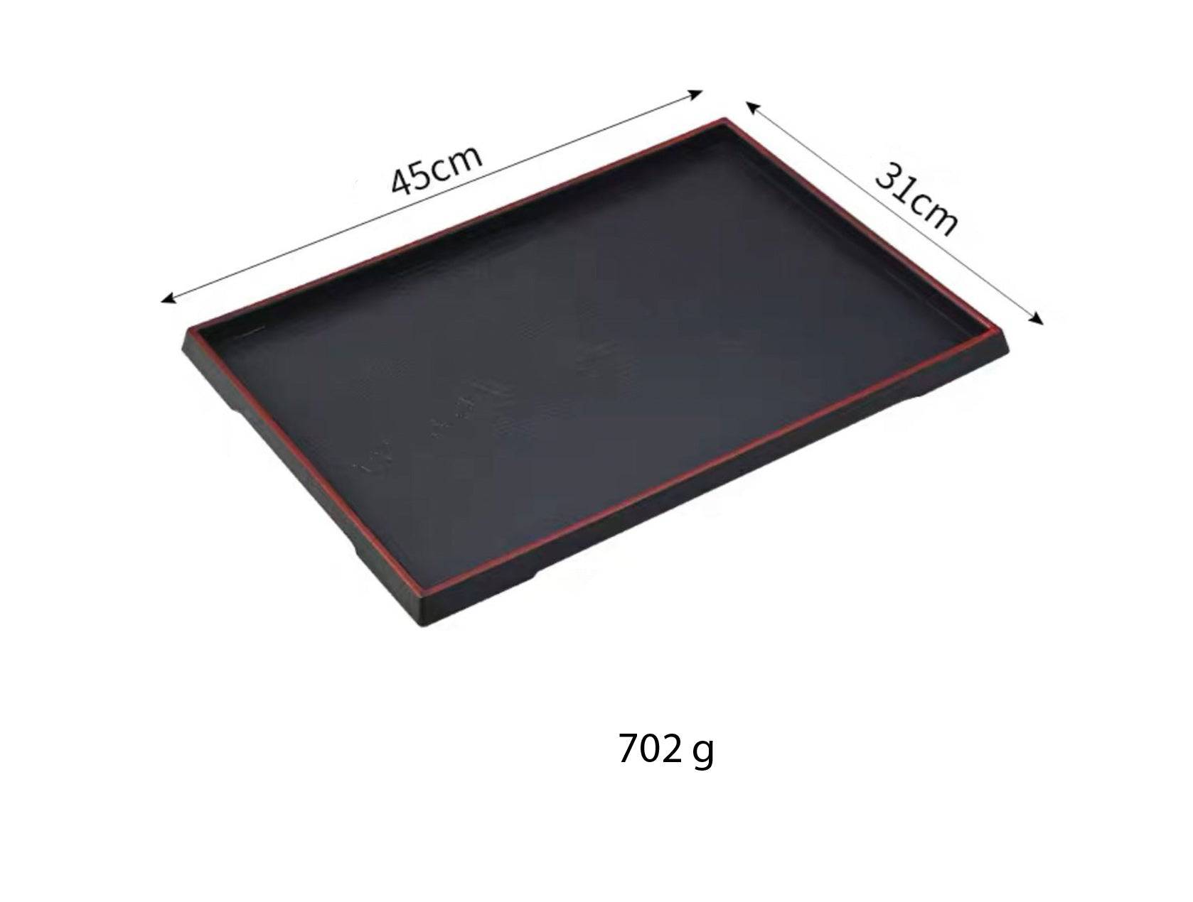 Non-Slip Multi-Purpose Plastic Fast Food Serving Trays - Chefcoca
