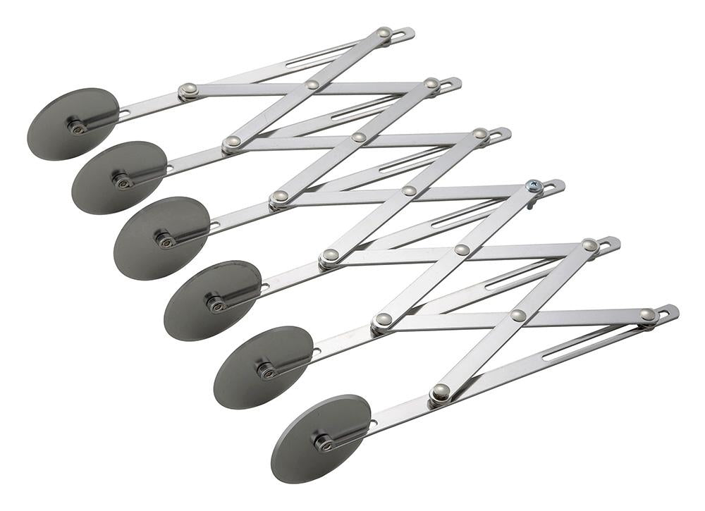 Diviseuse à pâte réglable à 6 roues en acier inoxydable