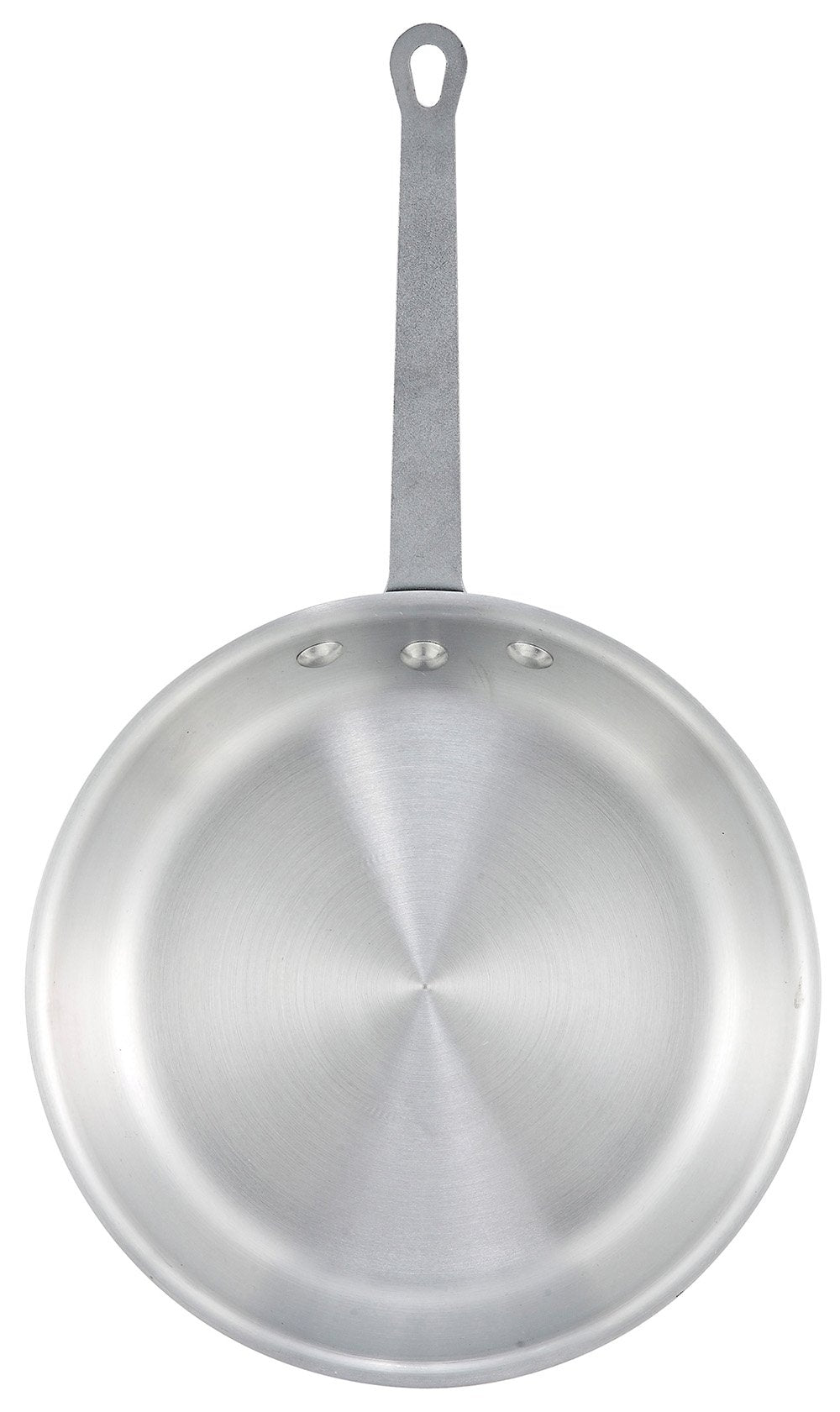 Natural Alumimum Fry Pan, Heavy-Duty - Chefcoca