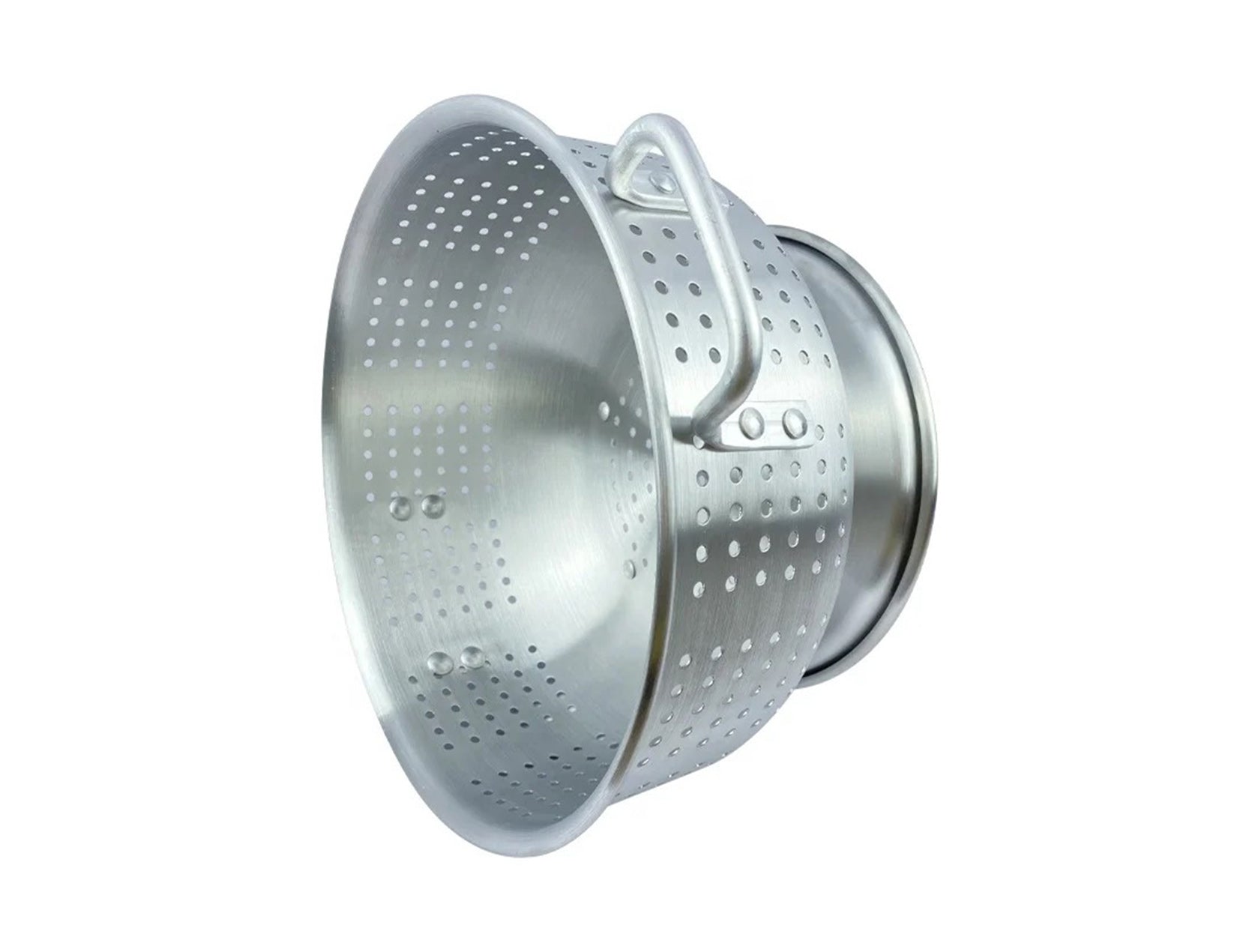 Aluminium Colander with Base & Handles (8qt - 16qt) - Chefcoca