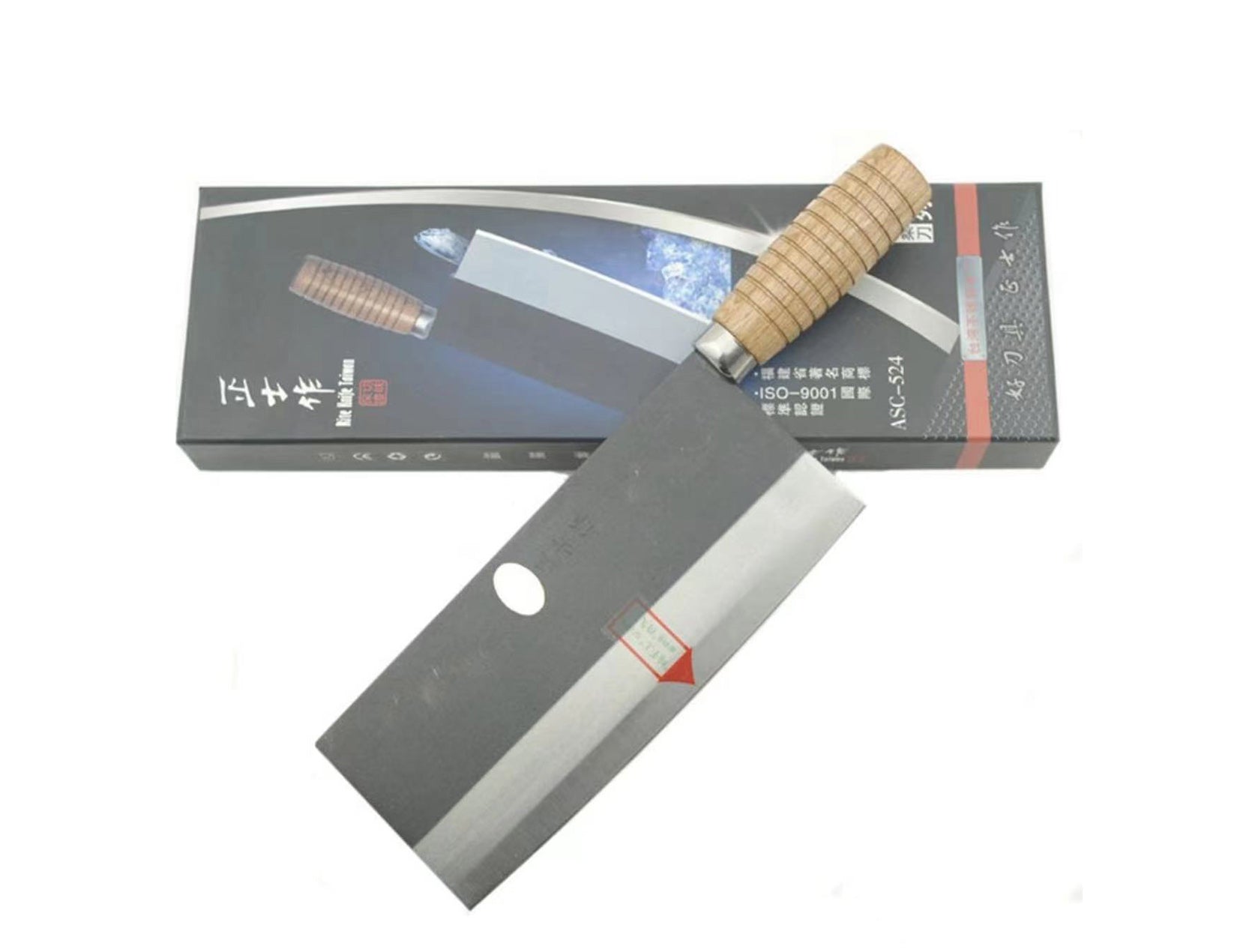 ASC-524 Taiwan Black Rite Cleaver - Chefcoca