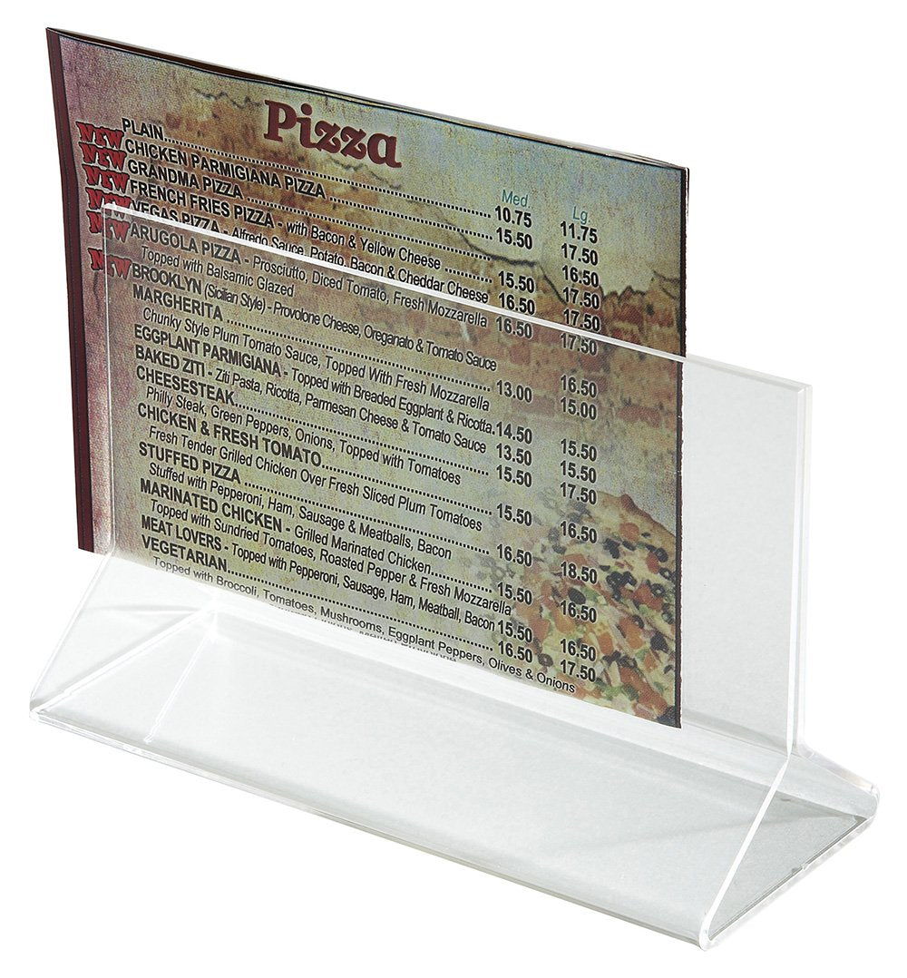 Acrylic Menu Holder, 5.5" x 3.5" - Chefcoca