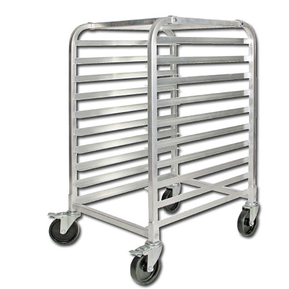 10-Tier Sheet Pan Rack, 3" Spacing, Aluminum - Chefcoca
