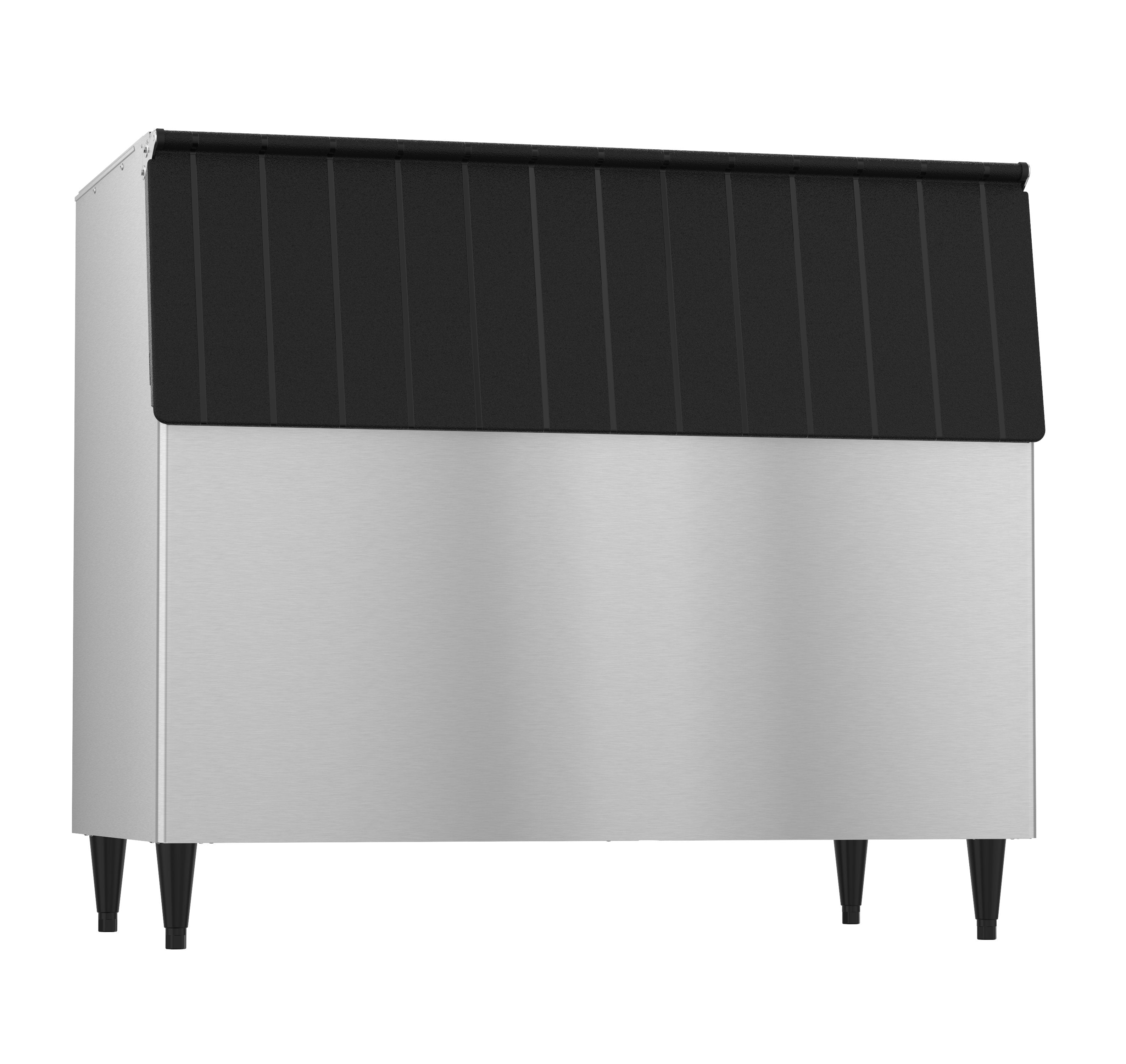 Hoshizaki KM-1100MAJ Air Cooled Crescent Cuber Icemaker with B-900SF 900lb Ice Storage Bin - Chefcoca