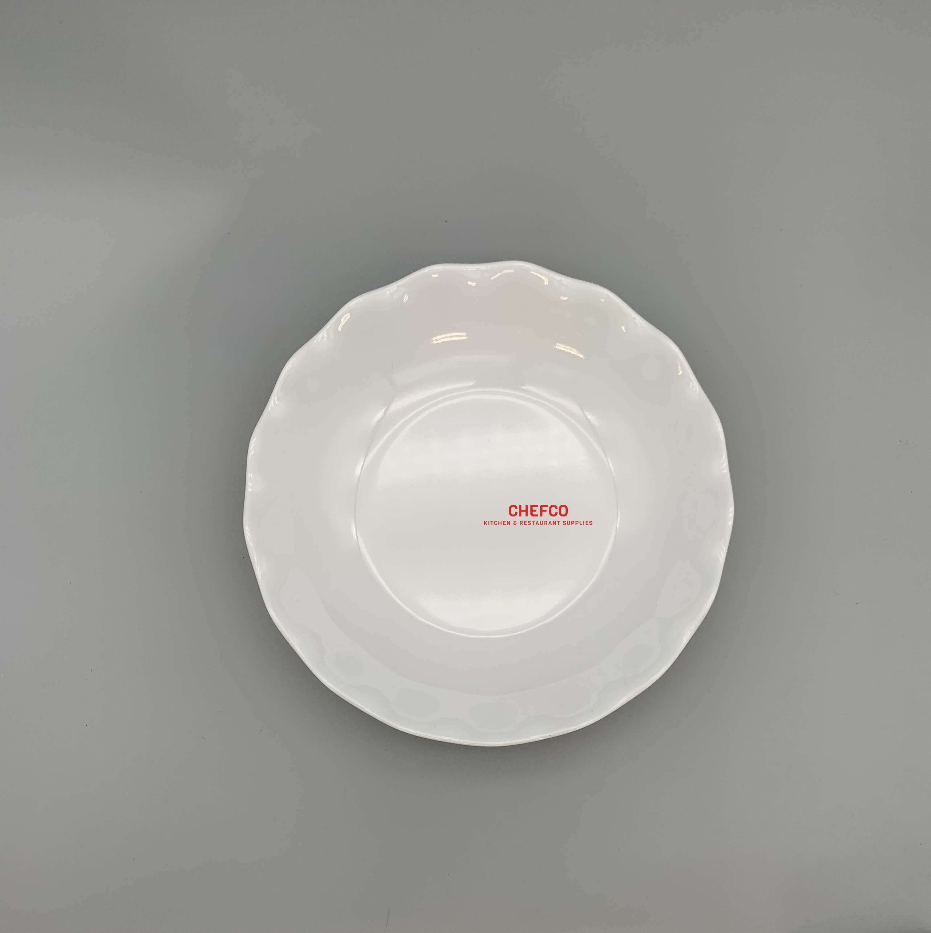 Melamine Waved Rimmed Plate (B1612) - Chefcoca