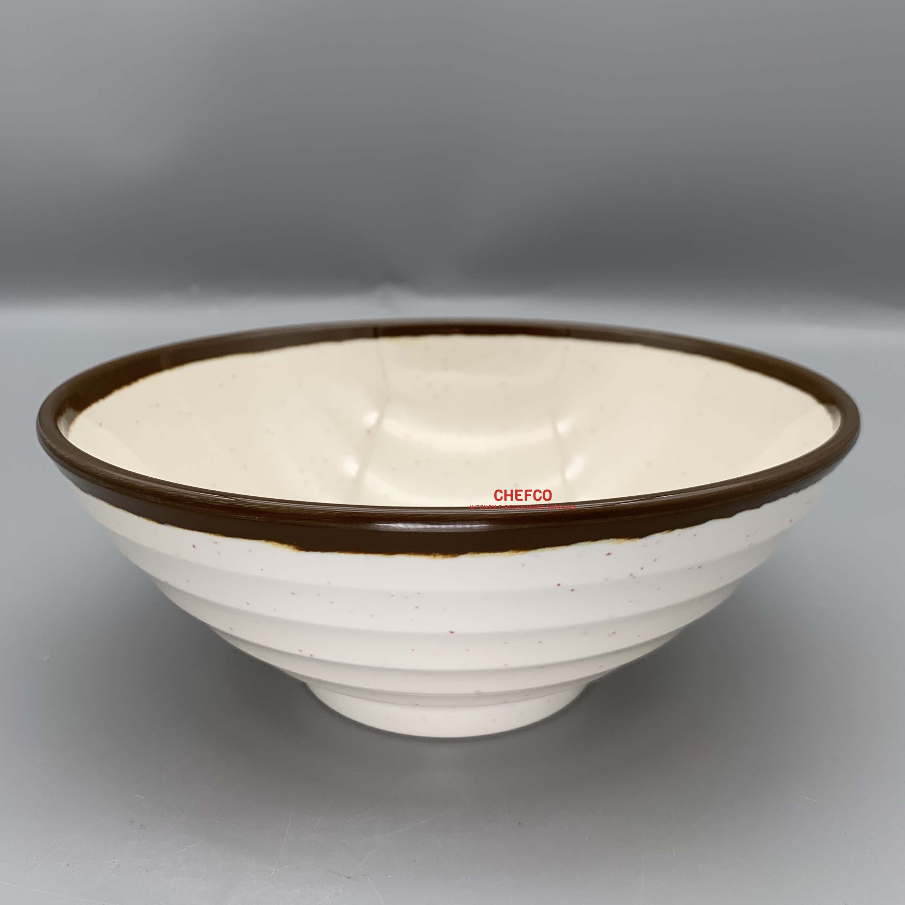 Two Toned Beige Melamine Bowl (B701,BV907) - Chefcoca
