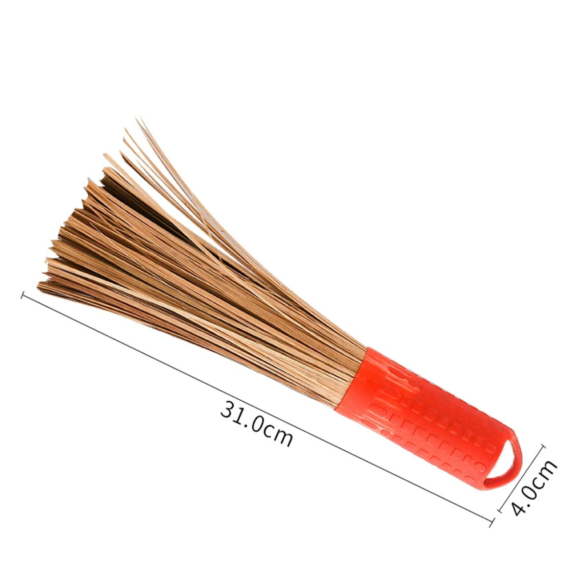Bamboo Wok Brush with Non-Slip Handle - Chefcoca