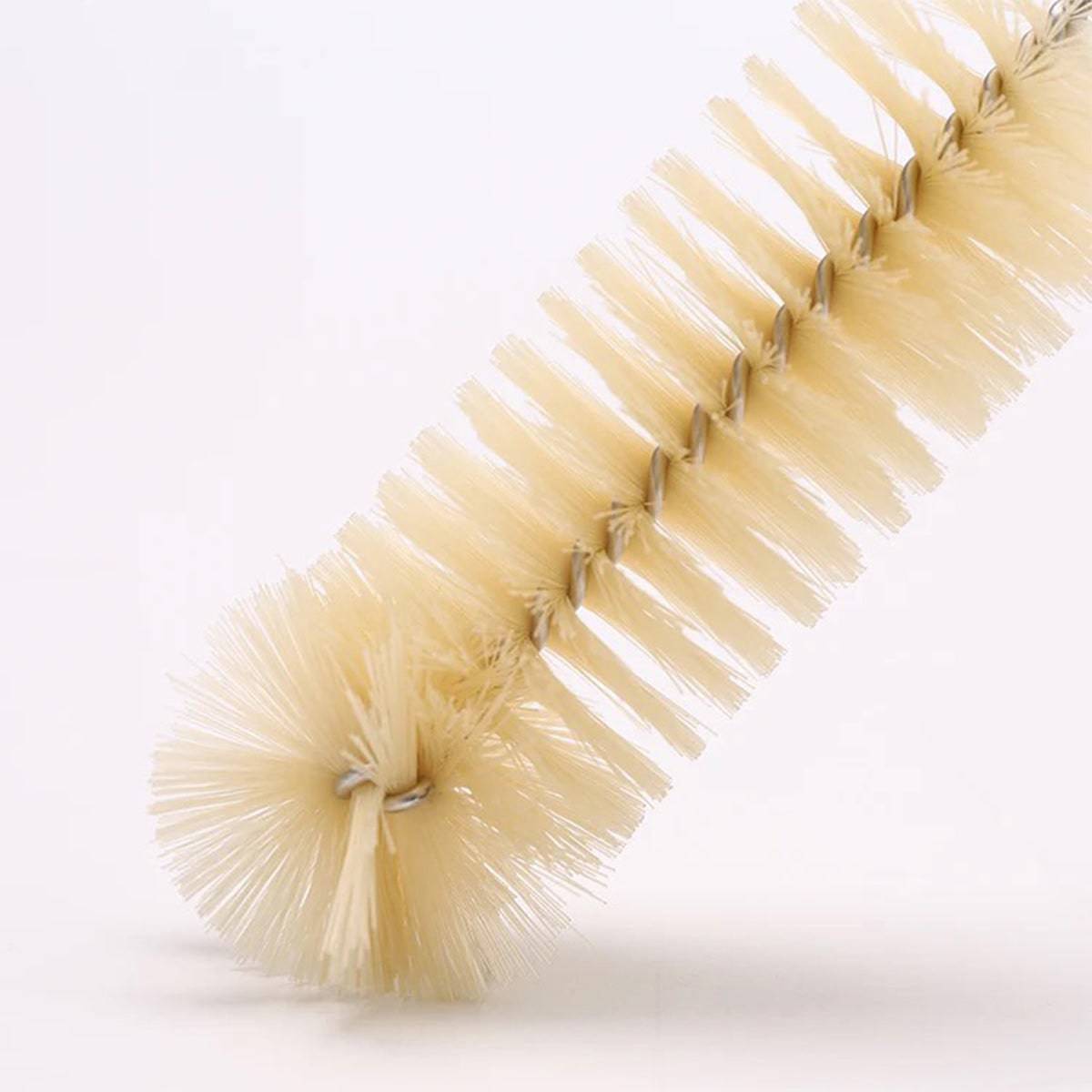 Plastic long handle natural bristle cleaning brush - Chefcoca