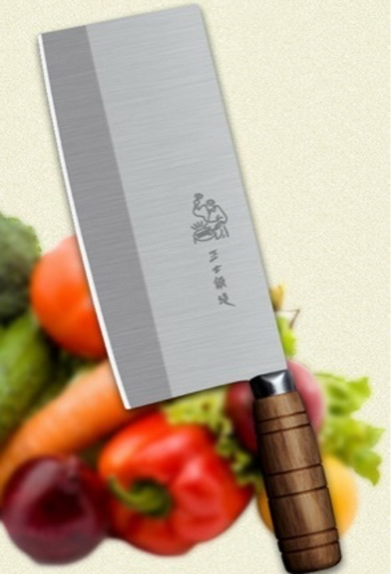 BS-518 Cleaver with Wood Handle