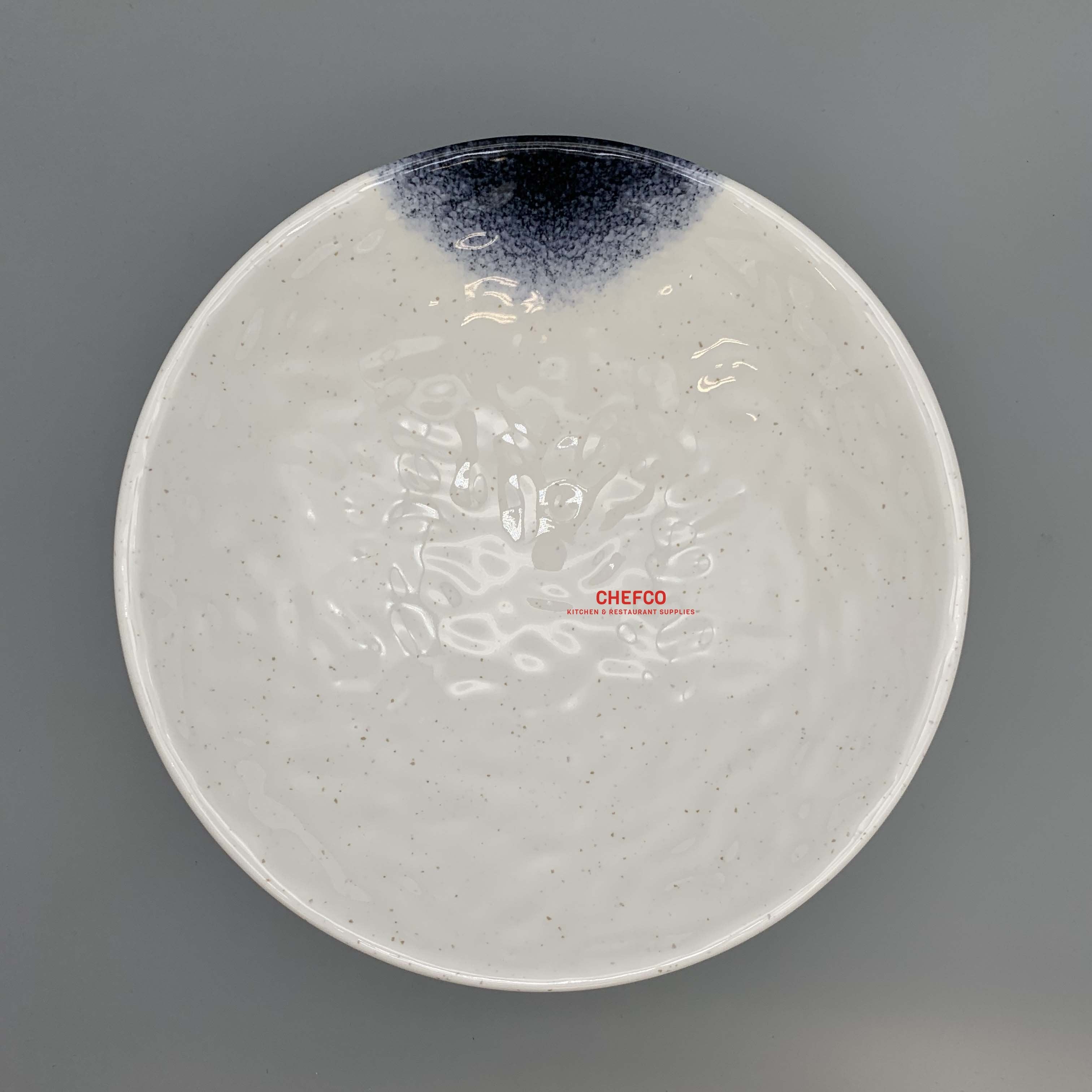 Dark Blue Ombre Shallow Melamine Bowl (BY10002K-BY10001K) - Chefcoca