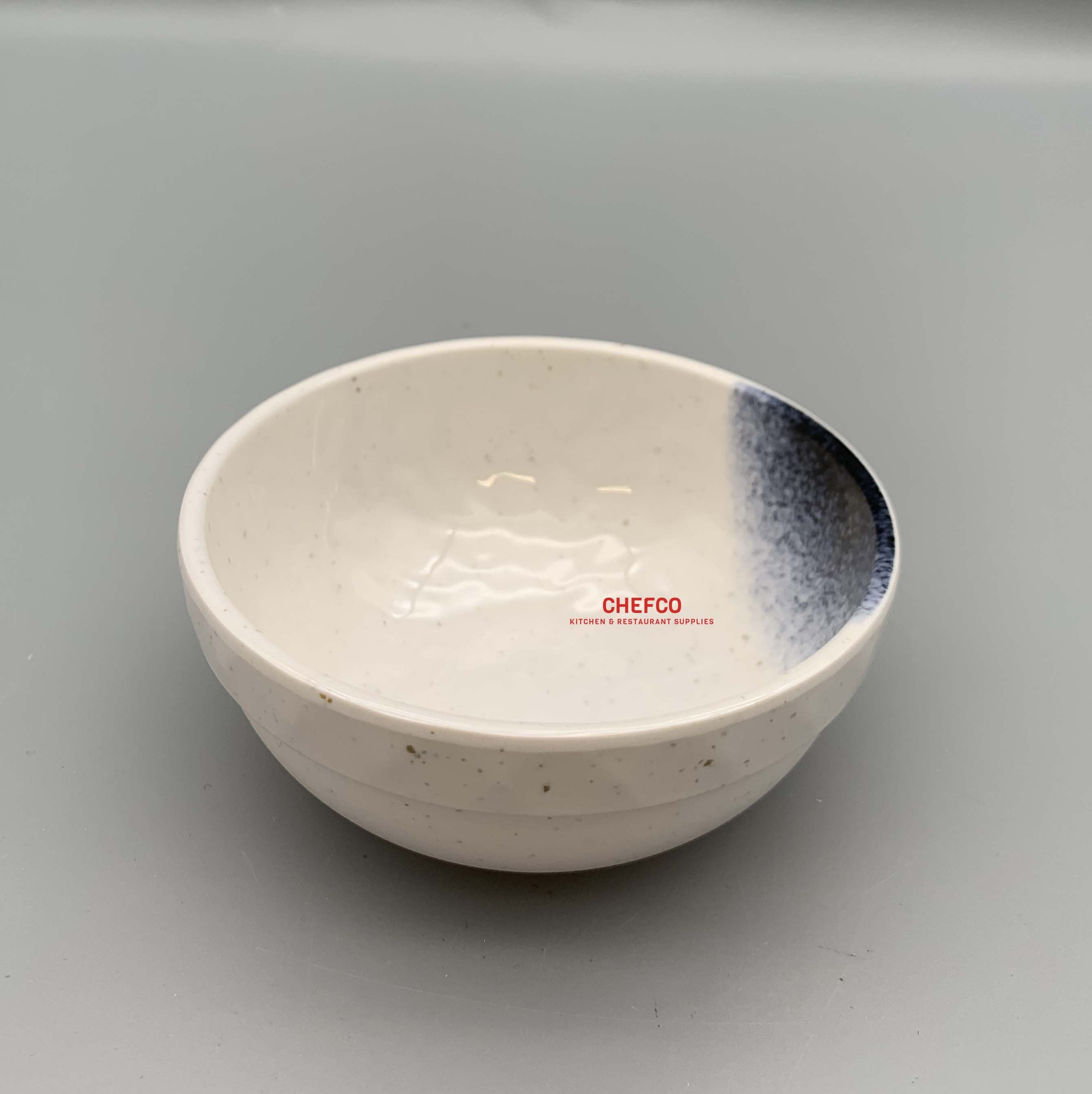 Dark Blue Ombre Low Melamine Bowl (BY4005K) - Chefcoca