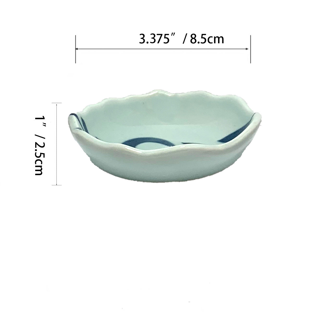 Heritage Vines Small Sauce Dish (C-105) - Chefcoca