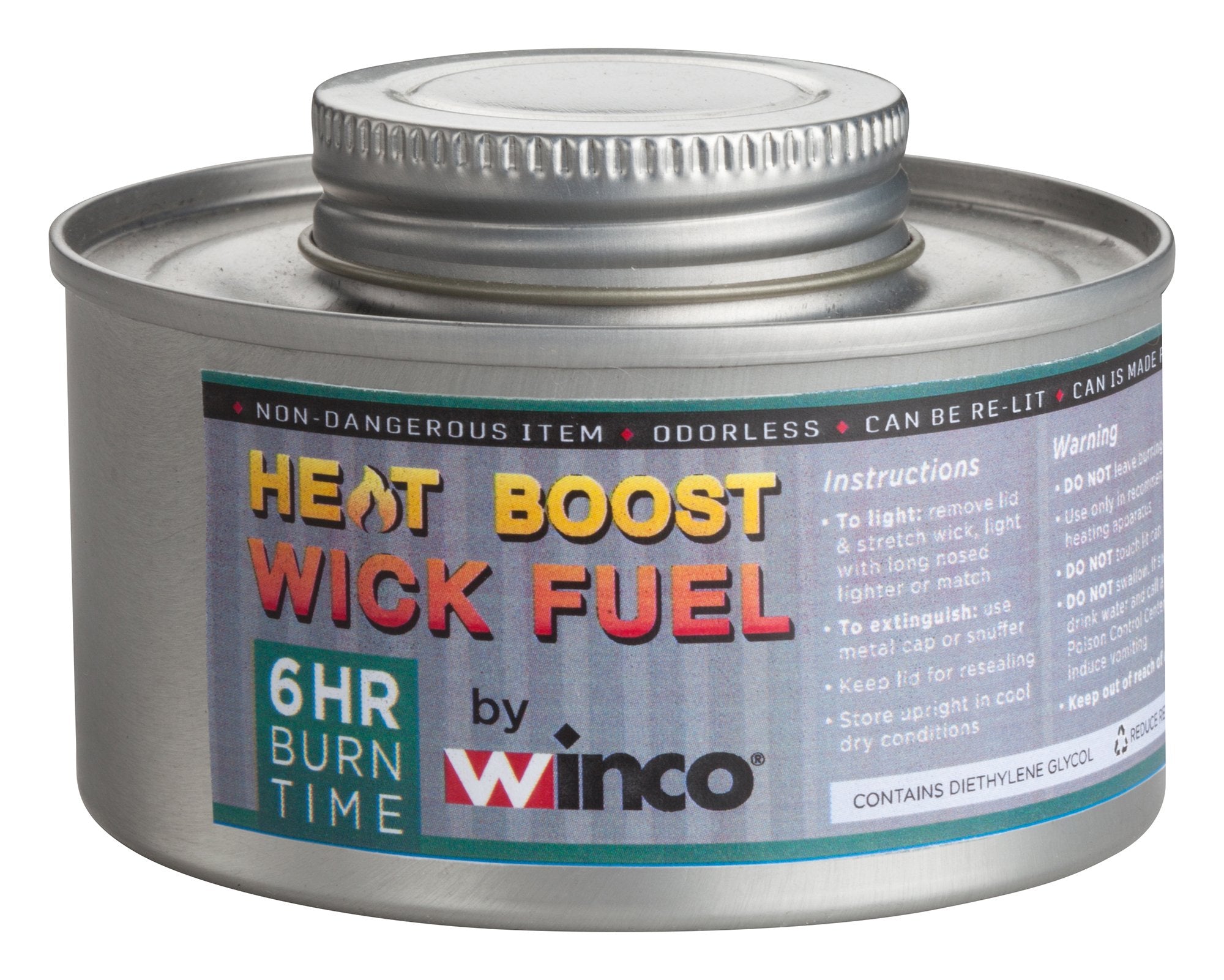 Chafing Fuel Can with Twist Cap - Chefcoca