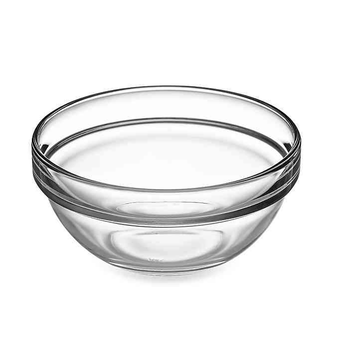 Tempered Glass Stackable Mixing/Salad Bowl - Chefcoca