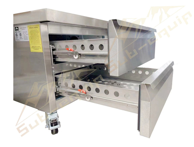 Sub-equip, Stainless Steel 36" Refrigerated Chef Base