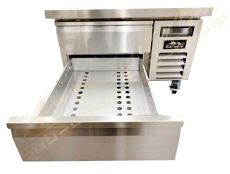 Sub-equip, Stainless Steel 36" Refrigerated Chef Base