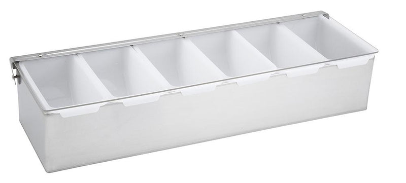 Stainless Steel Multi-Compartment Condiment Holders