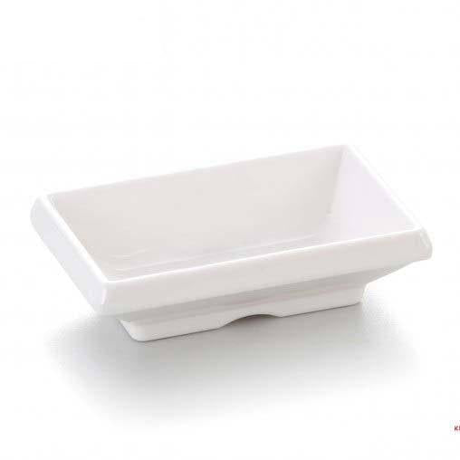 Melamine Sauce Dish (3.75" x 2.5") - Chefcoca