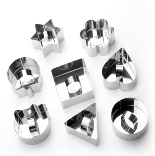 Square Ring Mold/Mousse Ring 2 Piece Set - Chefcoca