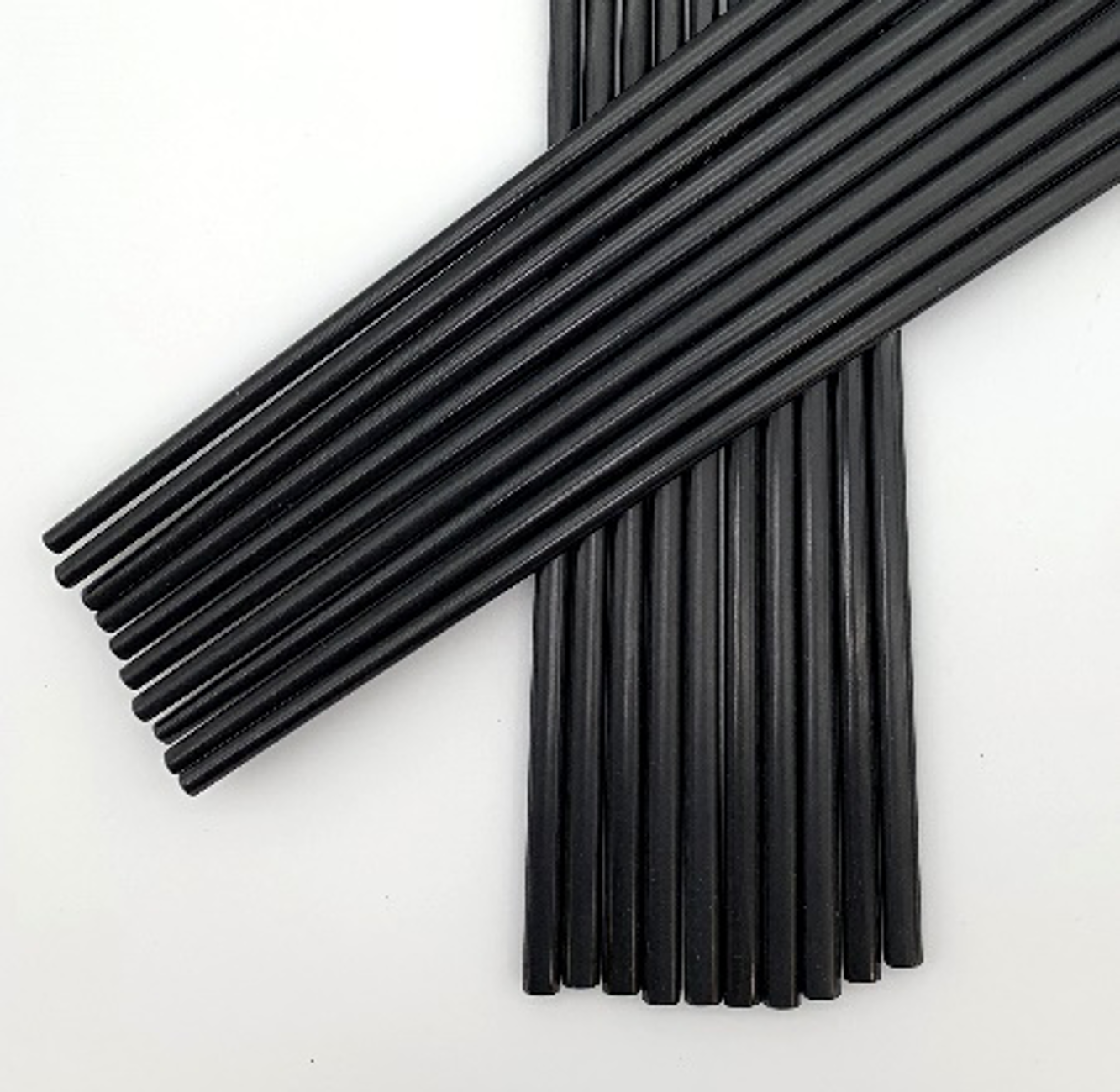 CHEFCO, CS-B9,Black Melamine Chopsticks, 10 Pairs