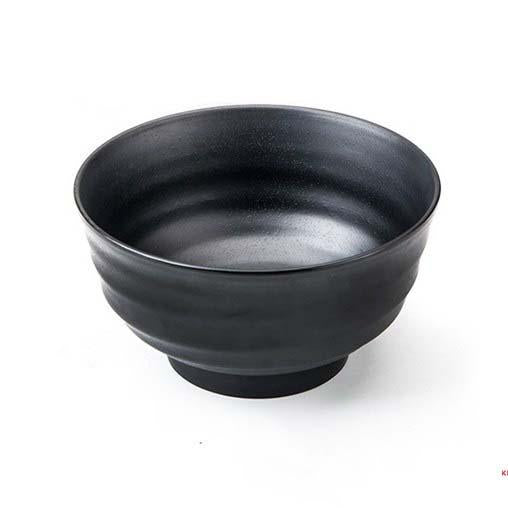 Matte Black Melamine Deep Bowl (JW1105/MS512,JW1107/MS513) - Chefcoca