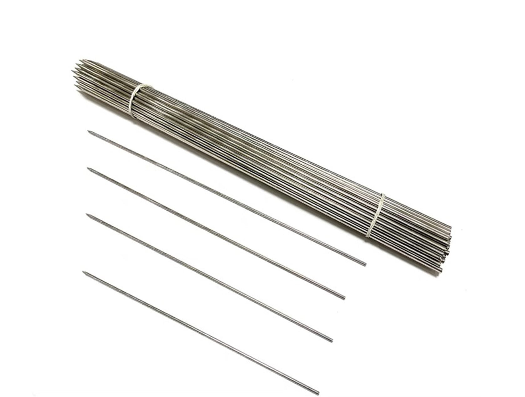 CHEFCO,SK-40,Stainless Steel Skewer (40cm/15.75" Long)-10pcs/pack - Chefcoca